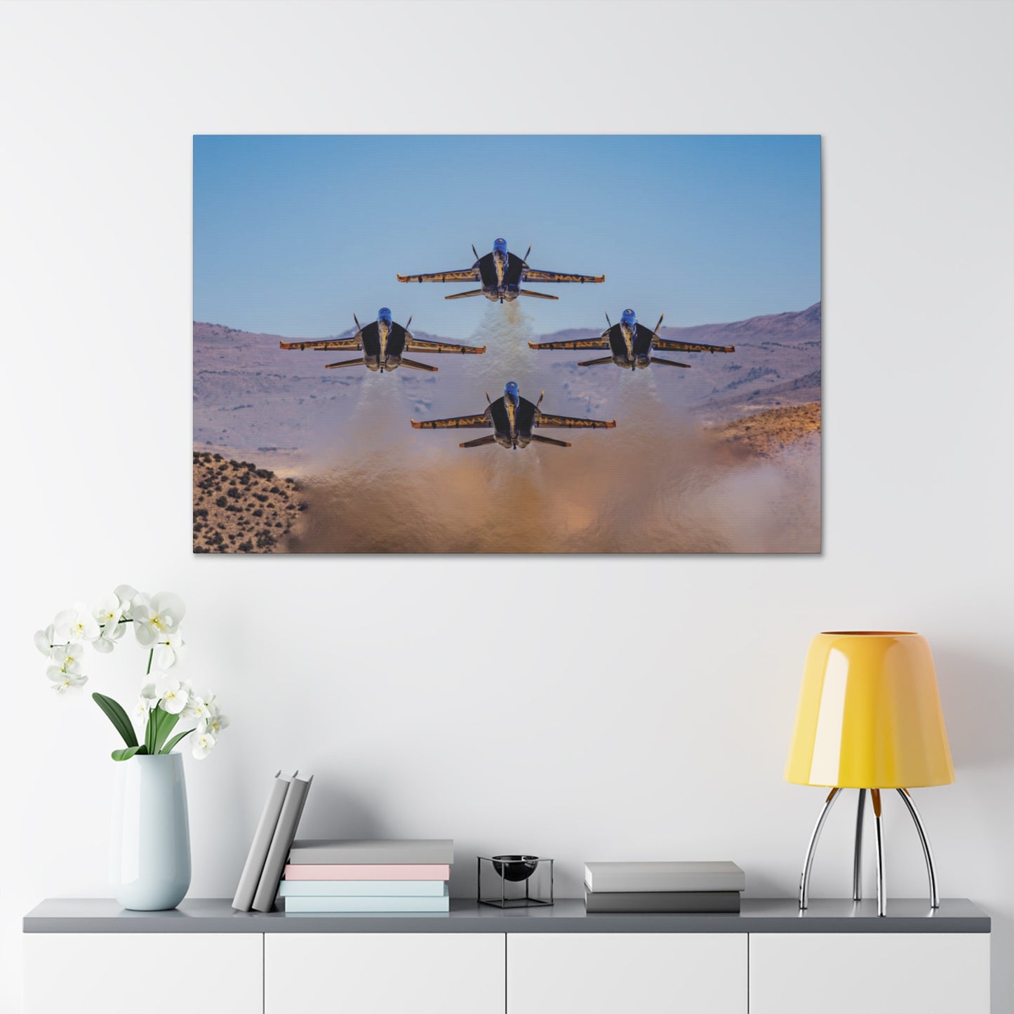 Canvas Gallery Wraps - Desert Blue Angels