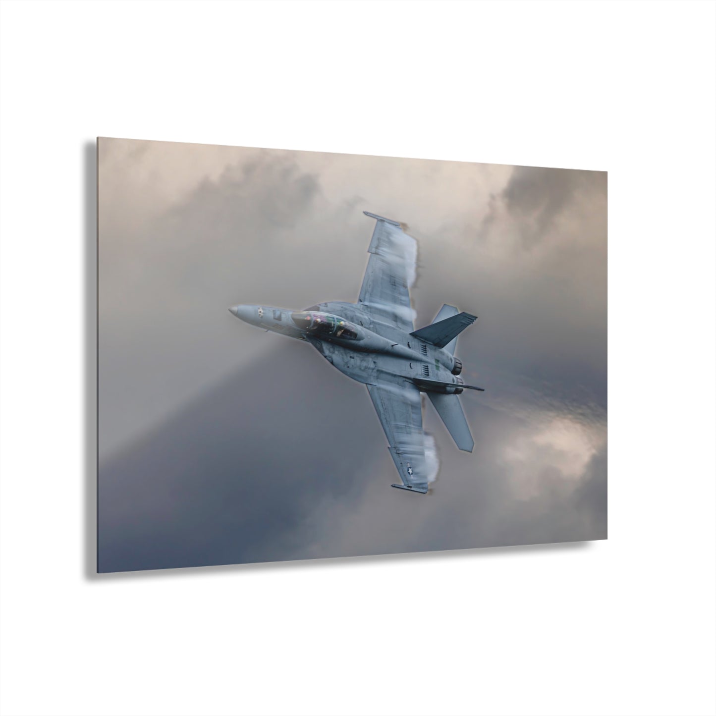 Acrylic Print F/A-18F Super Hornet Fighter Jet Wall Art