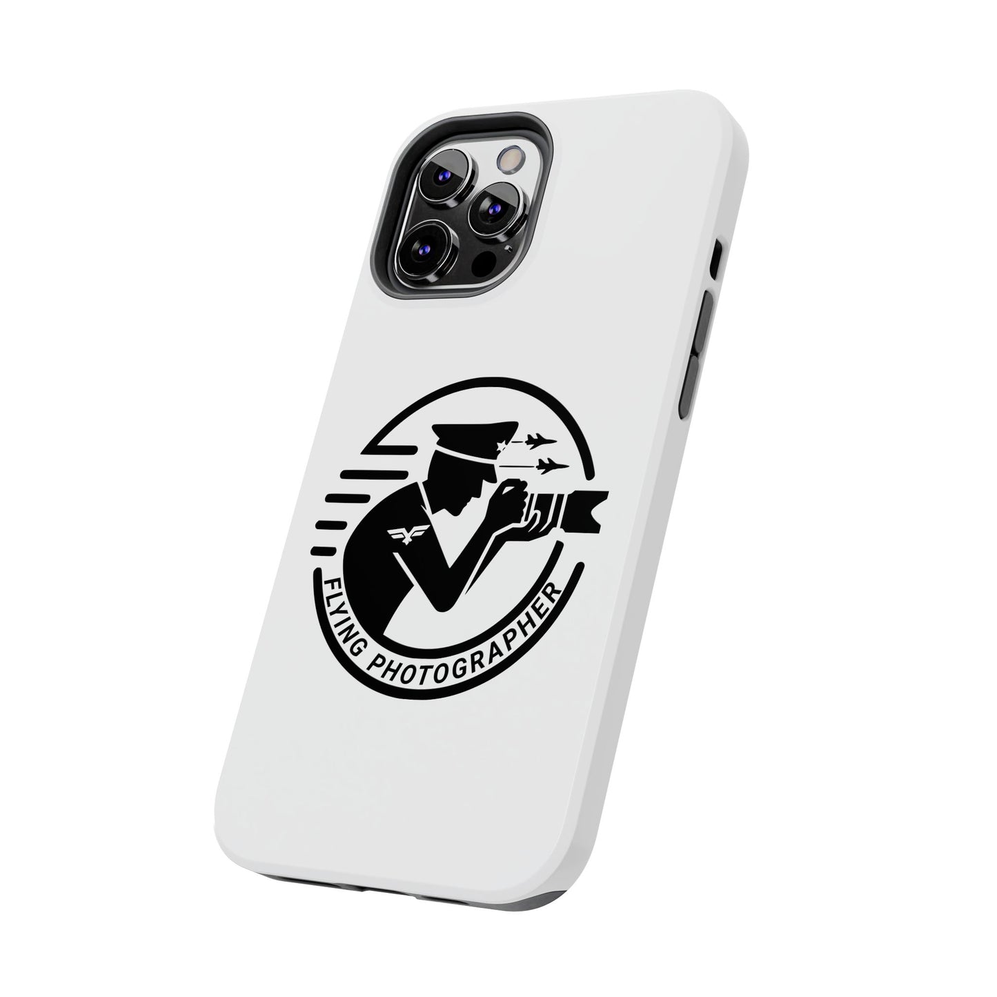 Flying Photographer Phone Cases