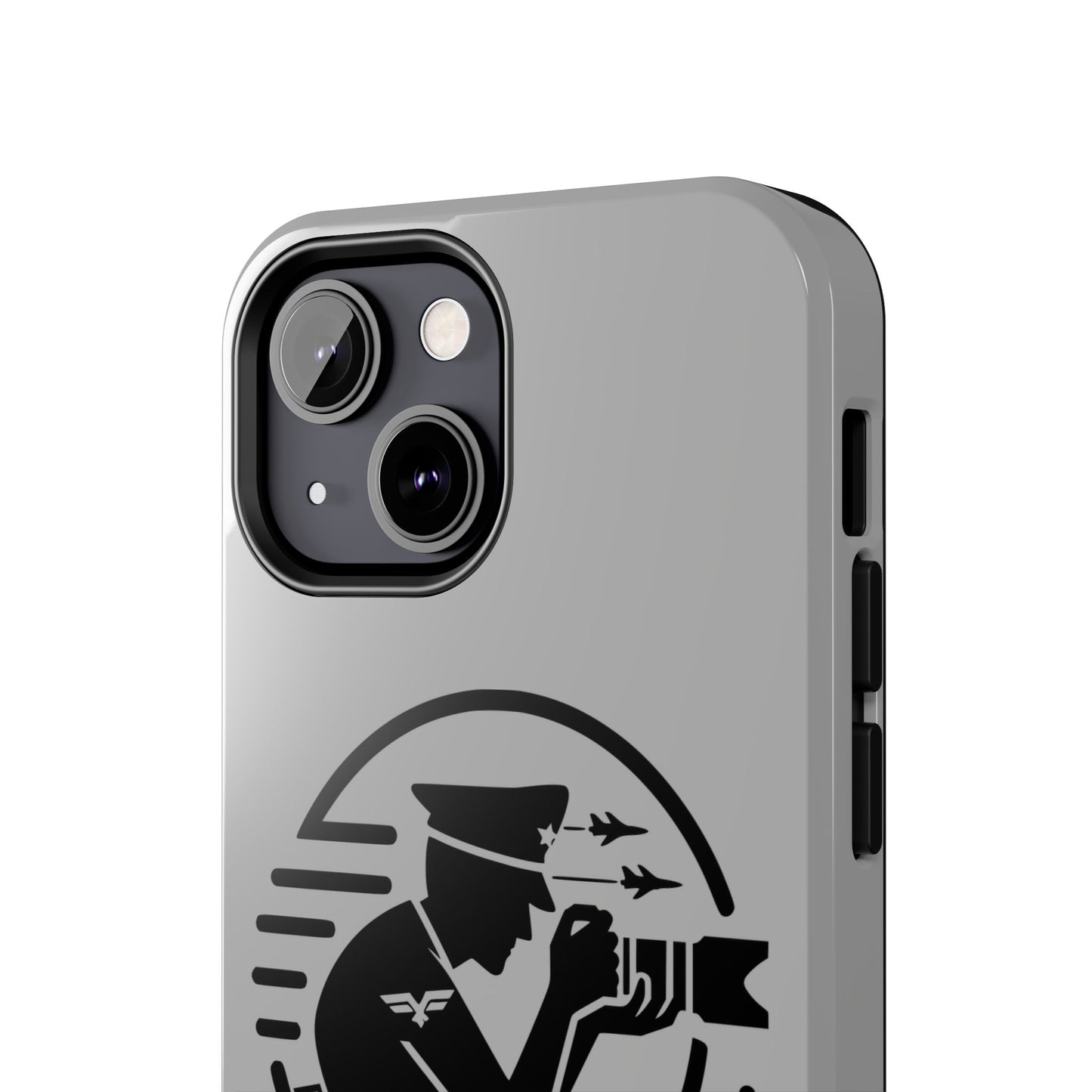 Flying Photographer Phone Case Gray