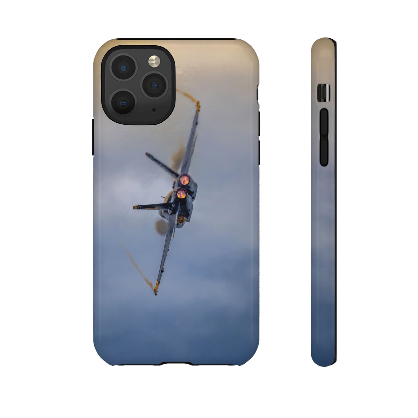 Phone Case - Tough Case with a Blue Angel afterburner design