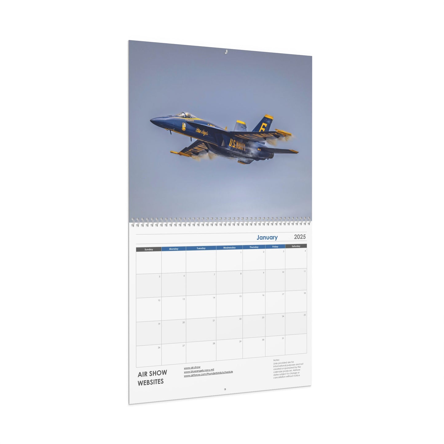 Airshow Wall Calendar 2025