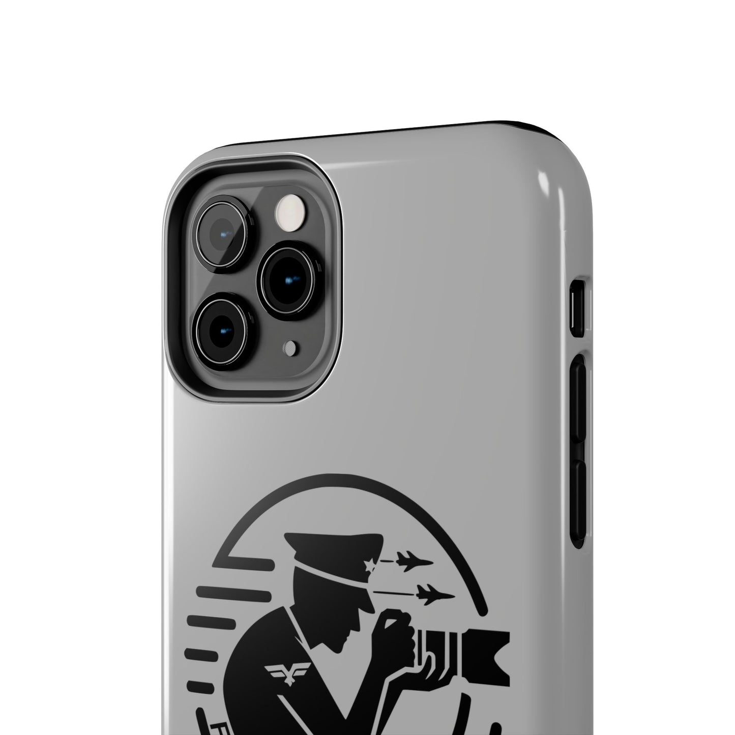 Flying Photographer Phone Case Gray