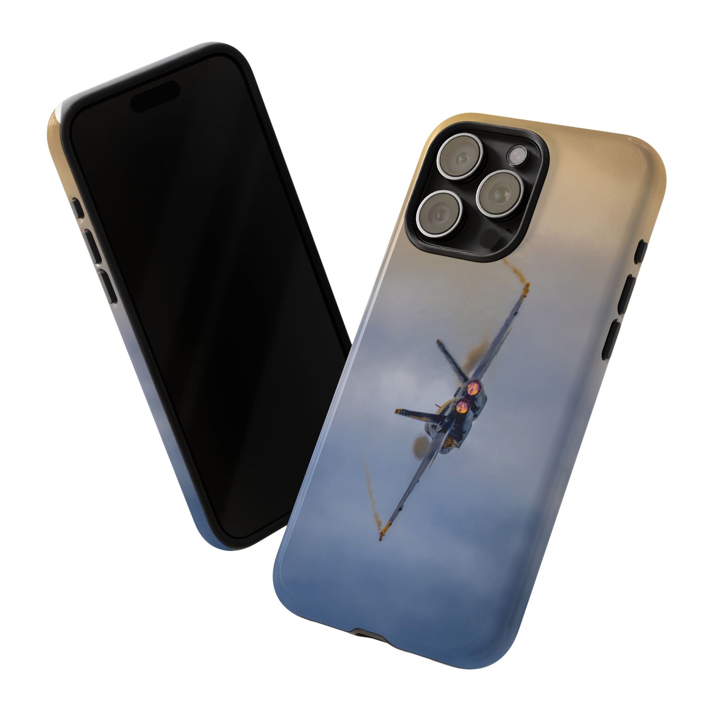 Phone Case - Tough Case with a Blue Angel afterburner design