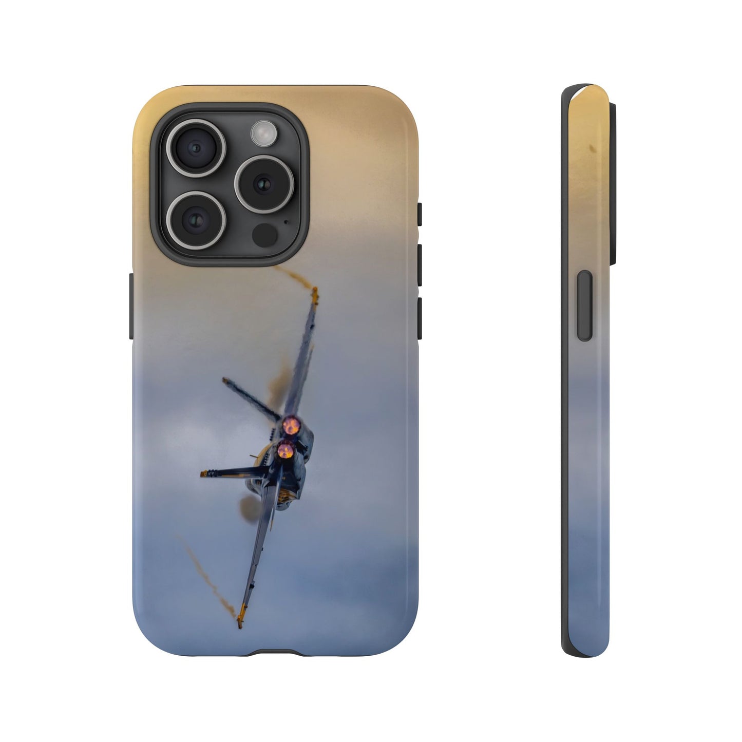 Phone Case - Tough Case with a Blue Angel afterburner design