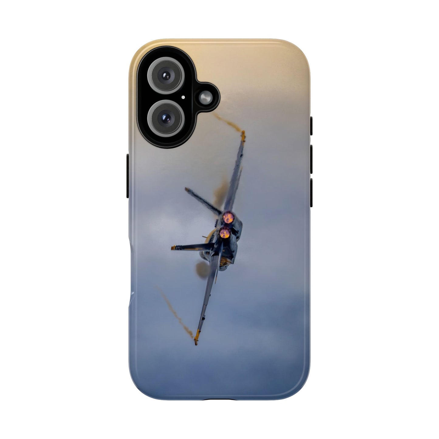 Phone Case - Tough Case with a Blue Angel afterburner design