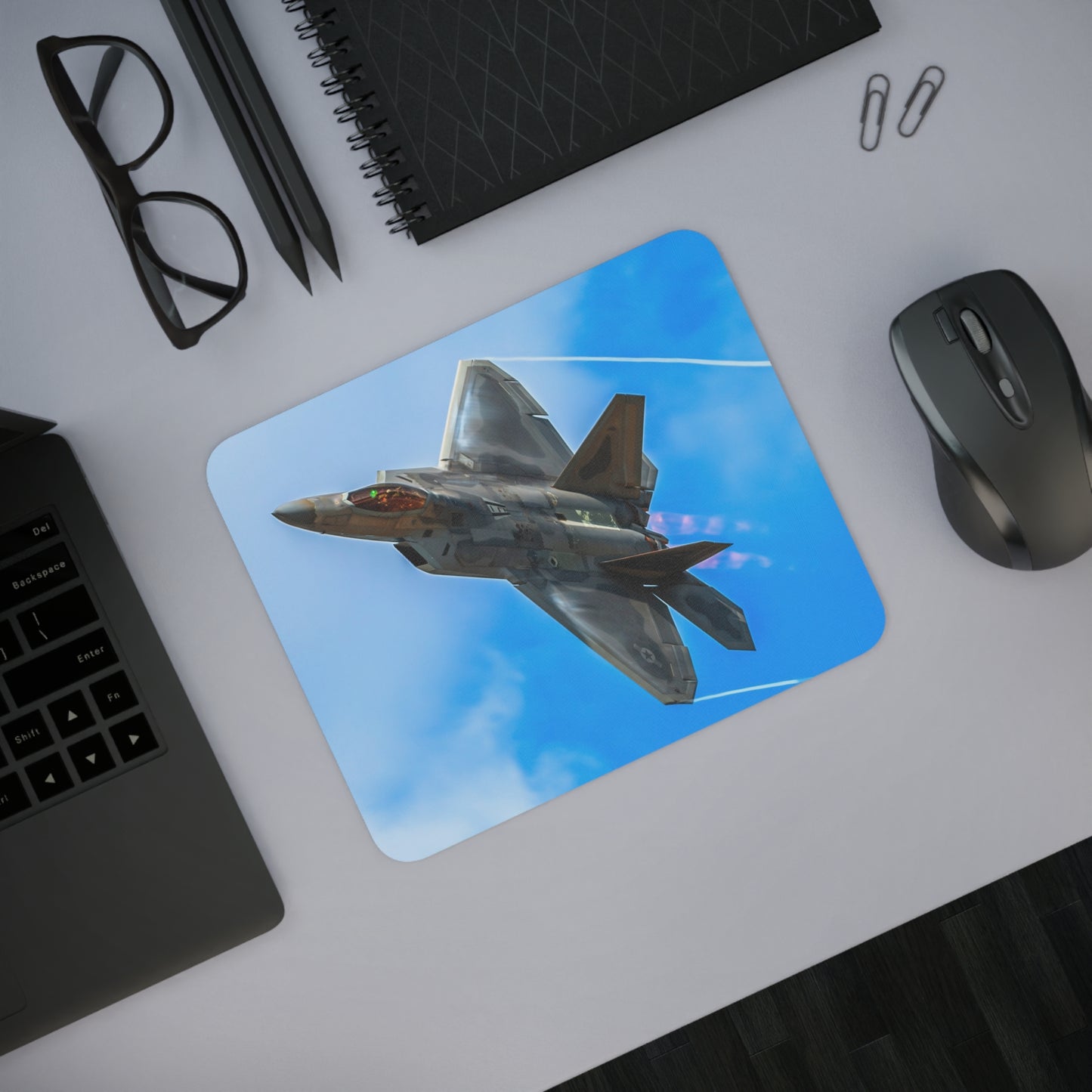 F-22 Raptor Desk Mouse Pad