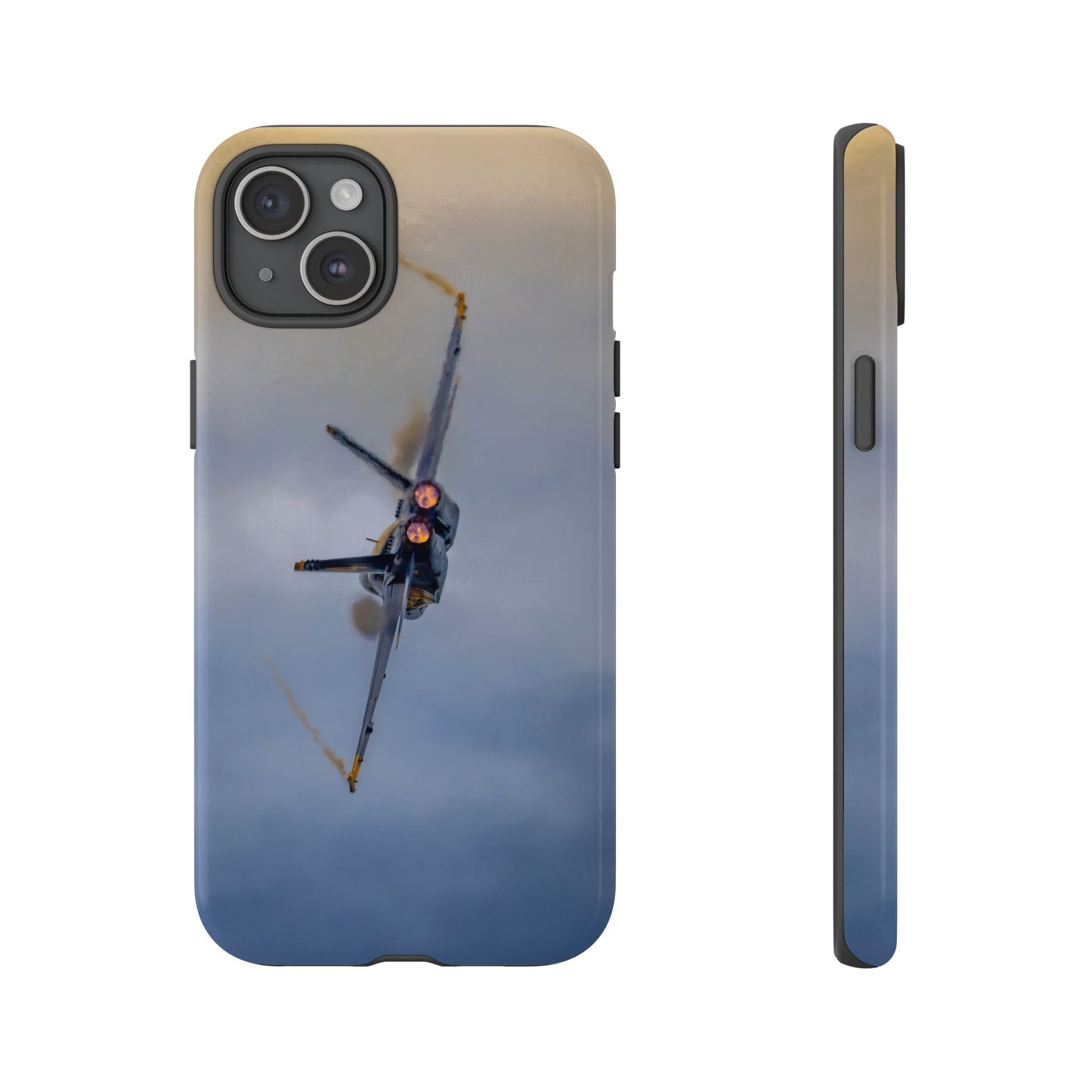 Phone Case - Tough Case with a Blue Angel afterburner design