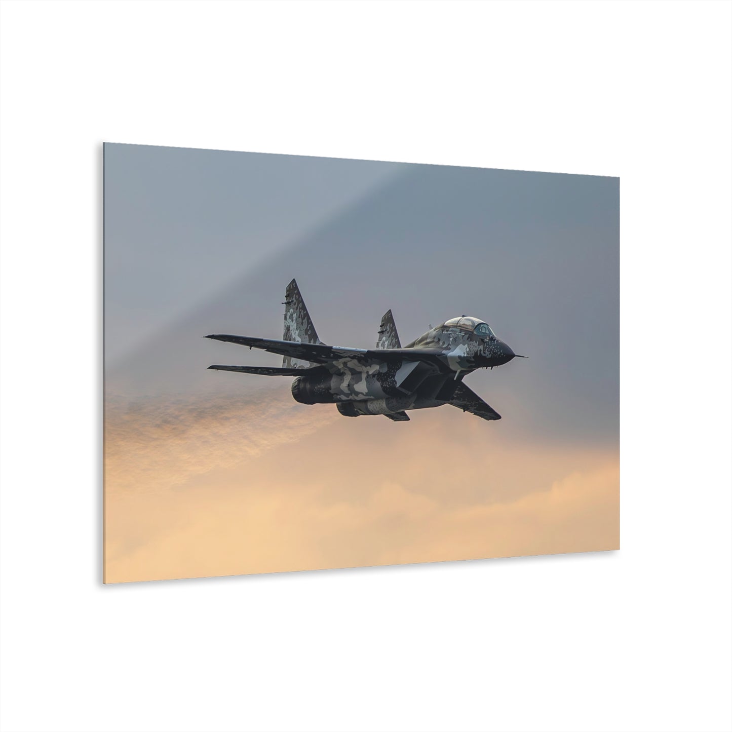 Mig 29 Sunset - Acrylic Print