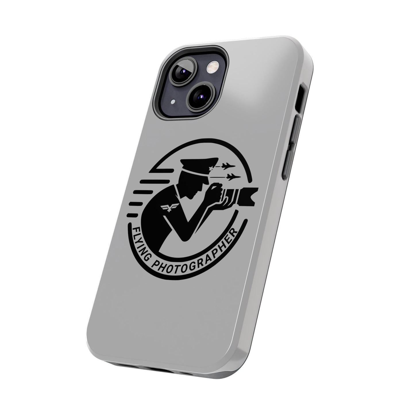 Flying Photographer Phone Case Gray