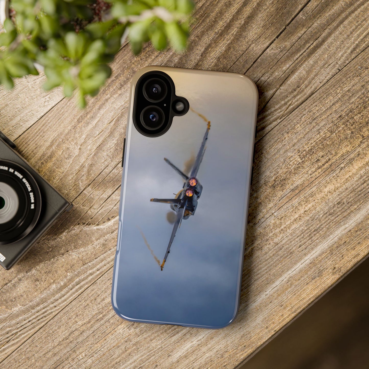 Phone Case - Tough Case with a Blue Angel afterburner design