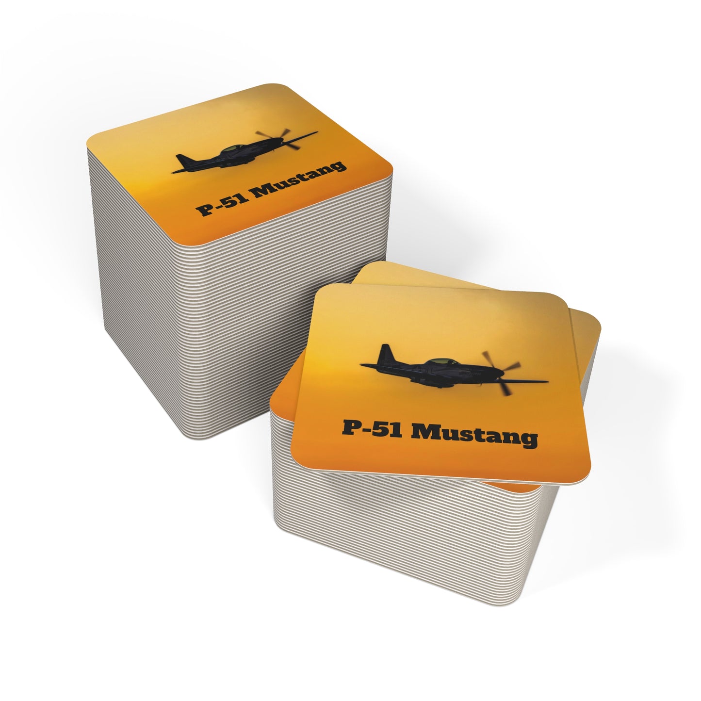 Coaster Set - P-51 Mustang