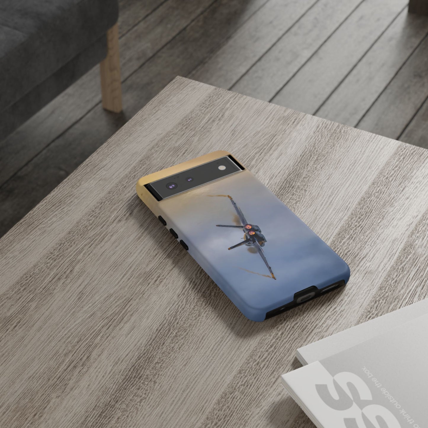 Phone Case - Tough Case with a Blue Angel afterburner design