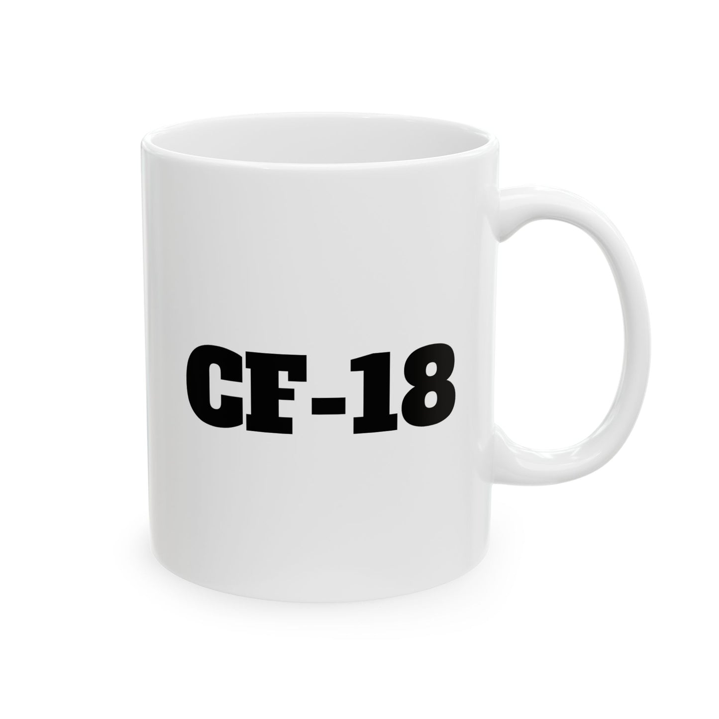 CF-18 Ceramic Mug, (11oz)