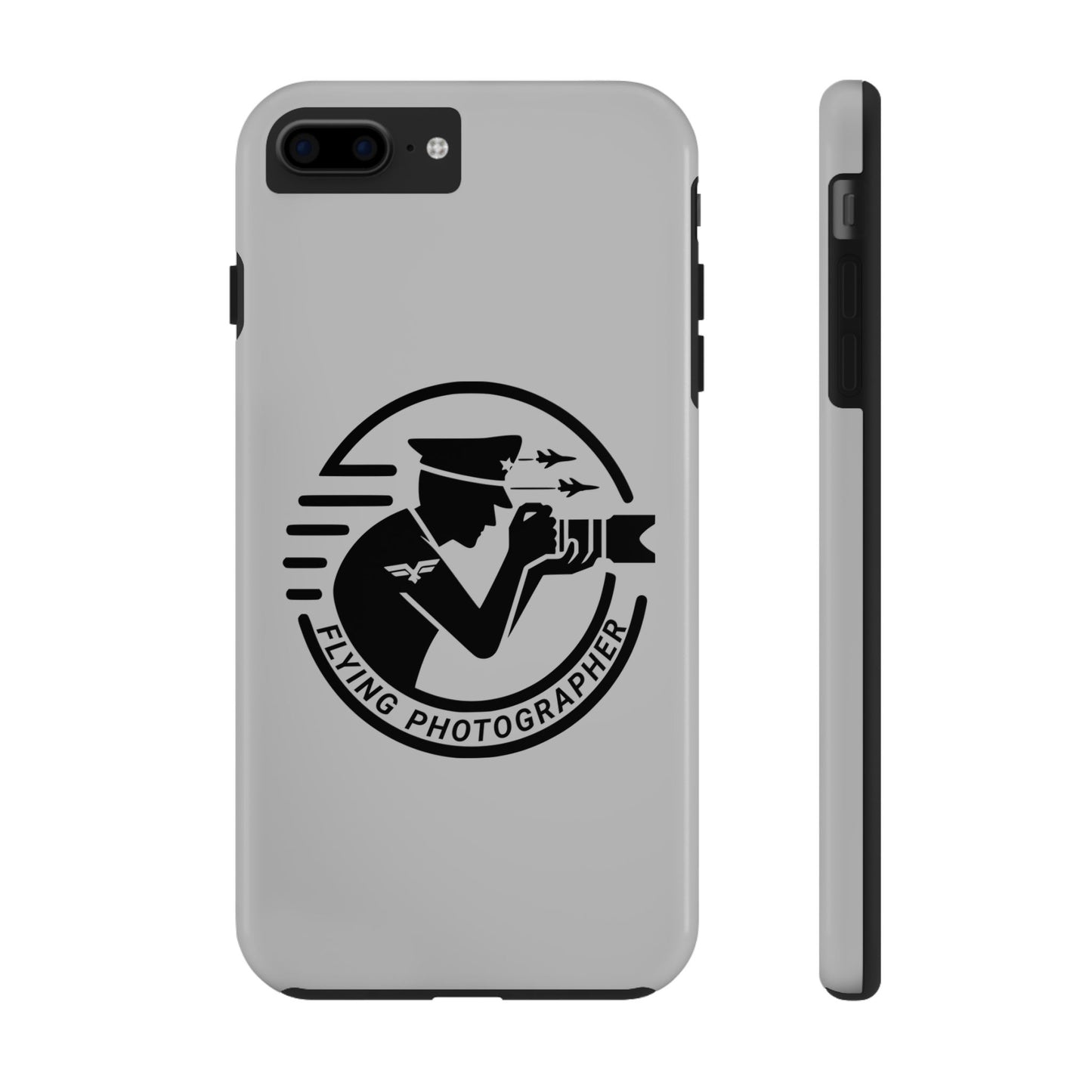 Flying Photographer Phone Case Gray