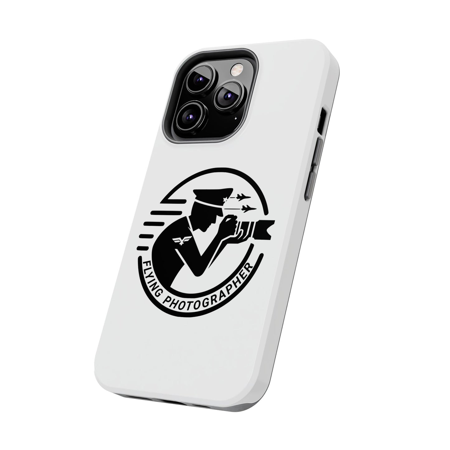 Flying Photographer Phone Cases