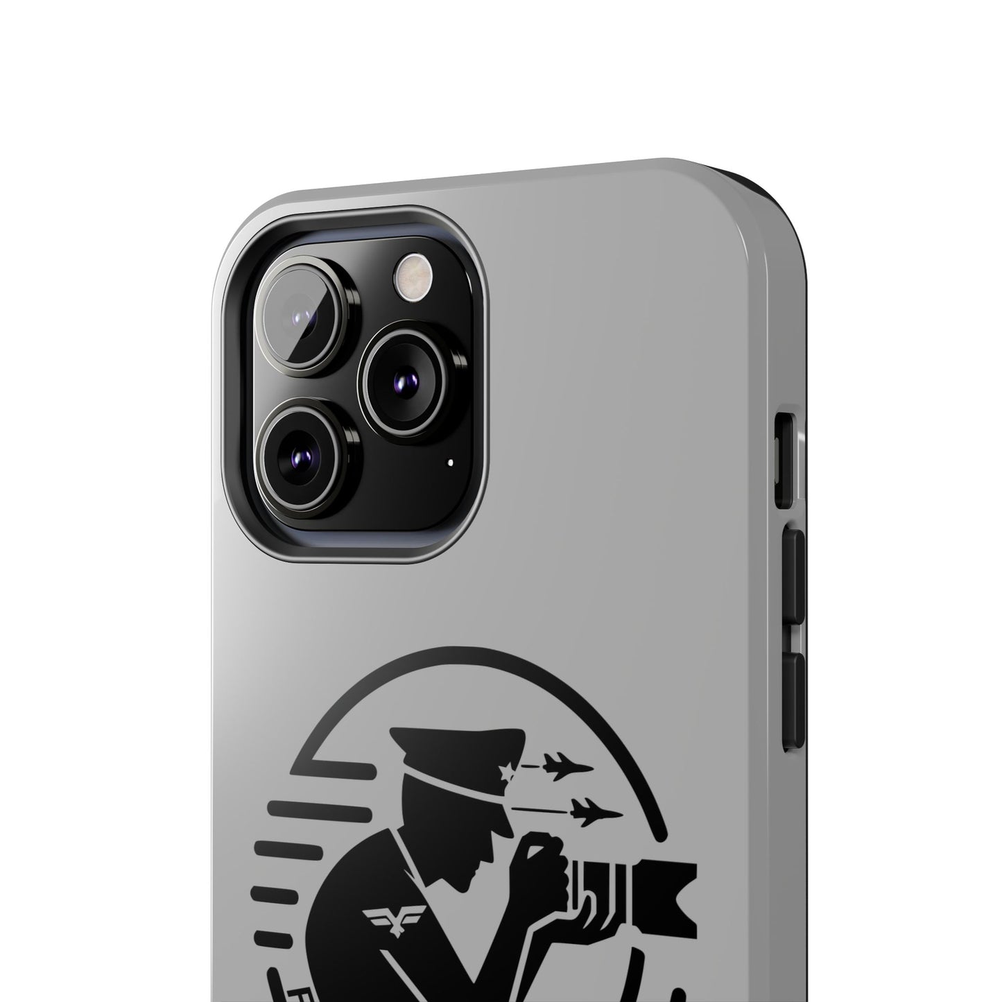 Flying Photographer Phone Case Gray