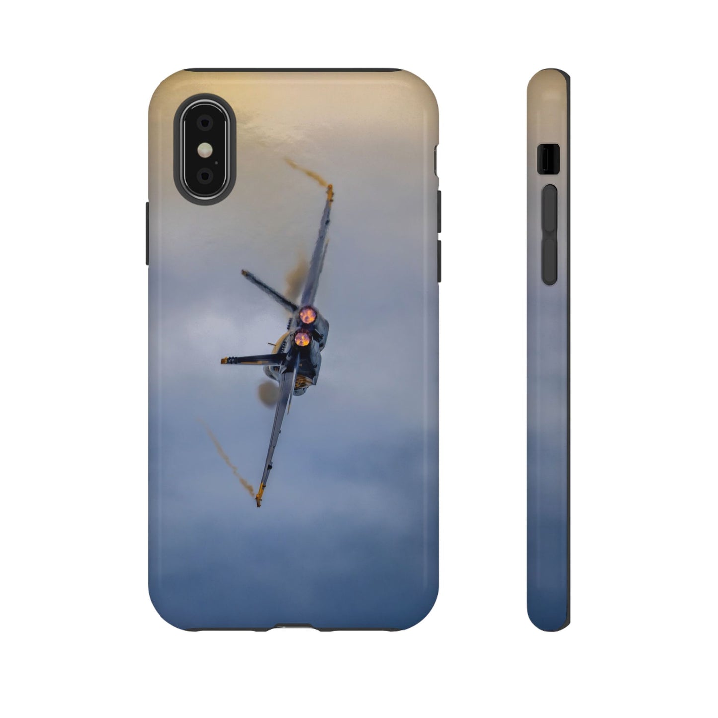 Phone Case - Tough Case with a Blue Angel afterburner design