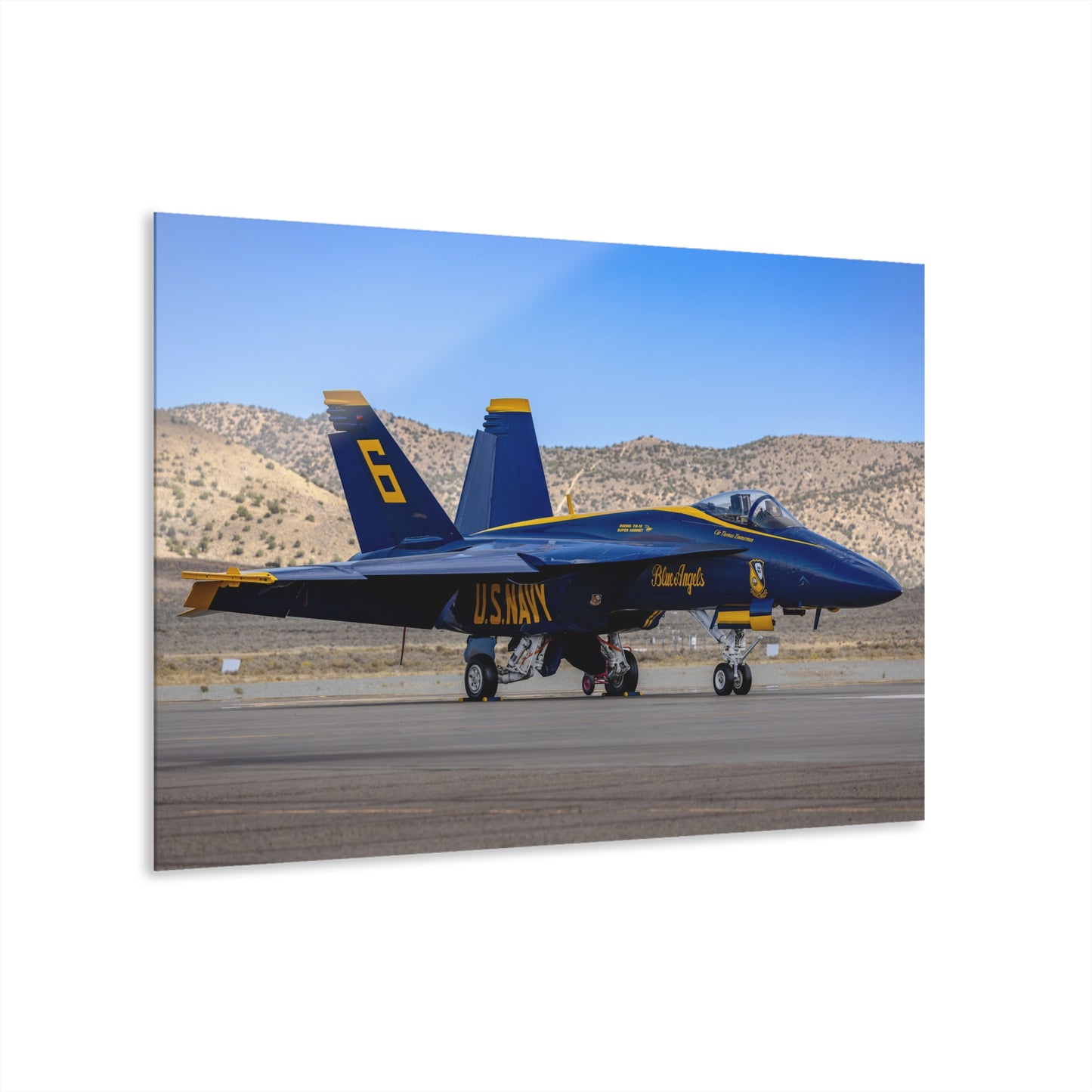 Acrylic Print - Blue Angels F/A-18 Super Hornet