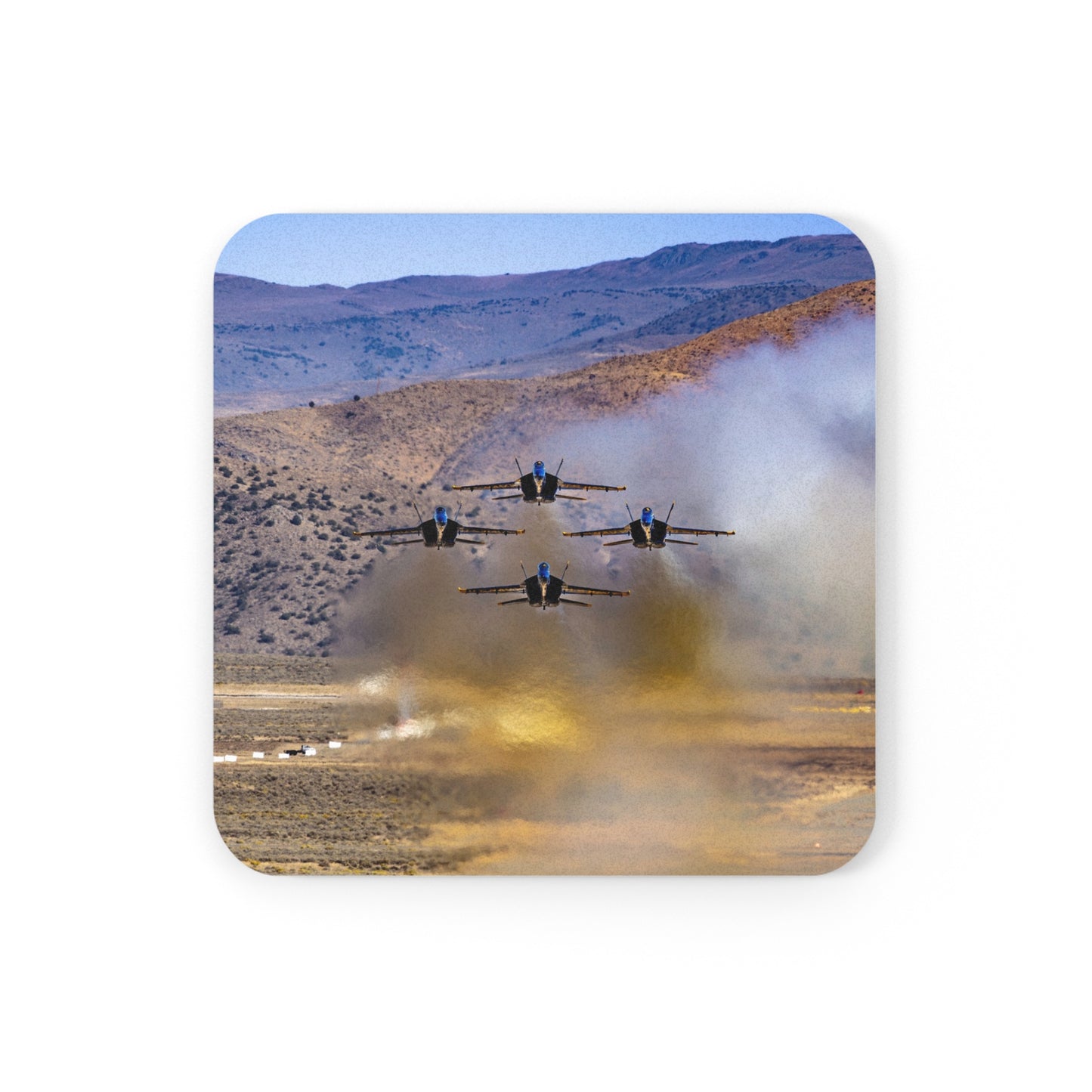 Coaster Set - Blue Angels Desert Takeoff