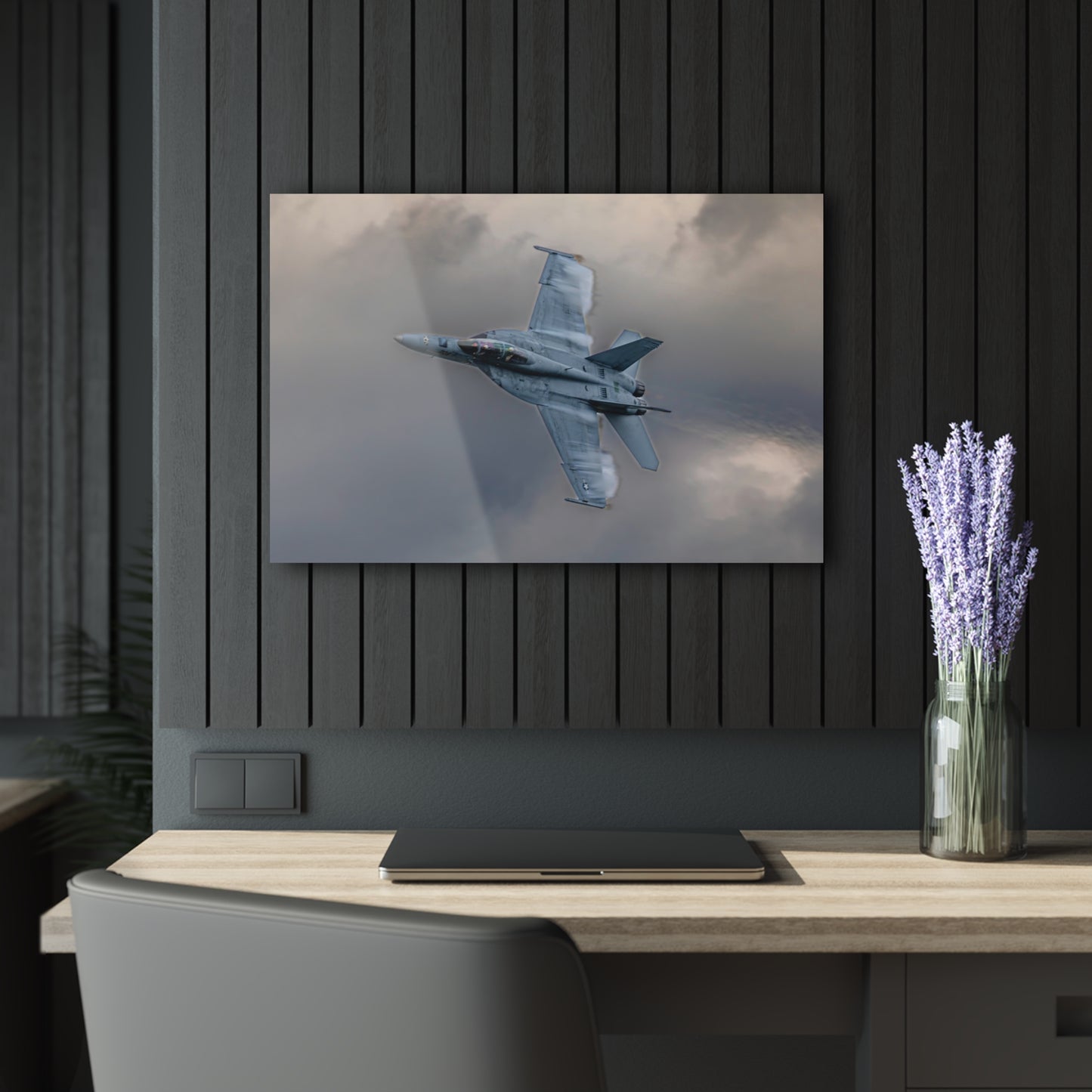 Acrylic Print F/A-18F Super Hornet Fighter Jet Wall Art