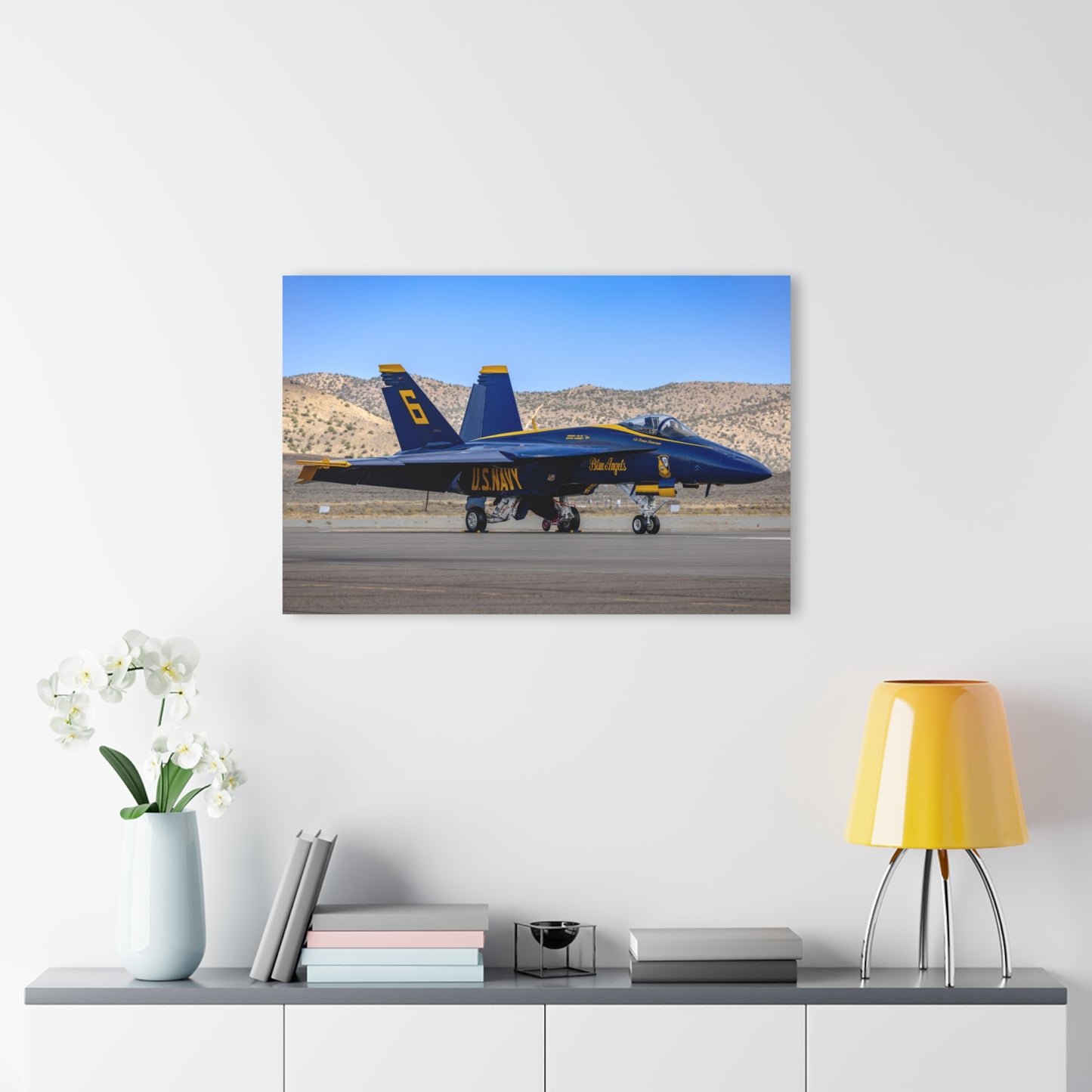 Acrylic Print - Blue Angels F/A-18 Super Hornet