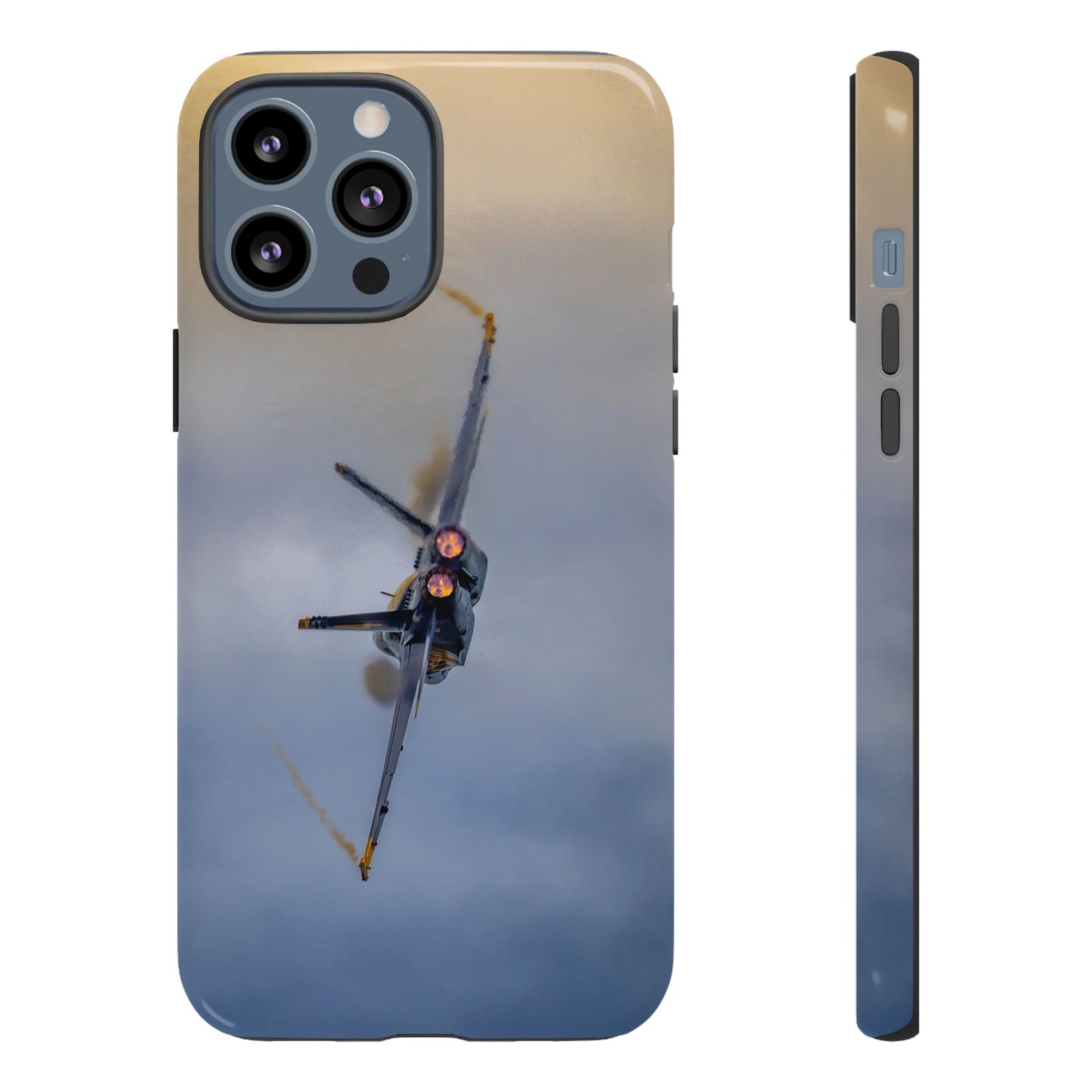 Phone Case - Tough Case with a Blue Angel afterburner design