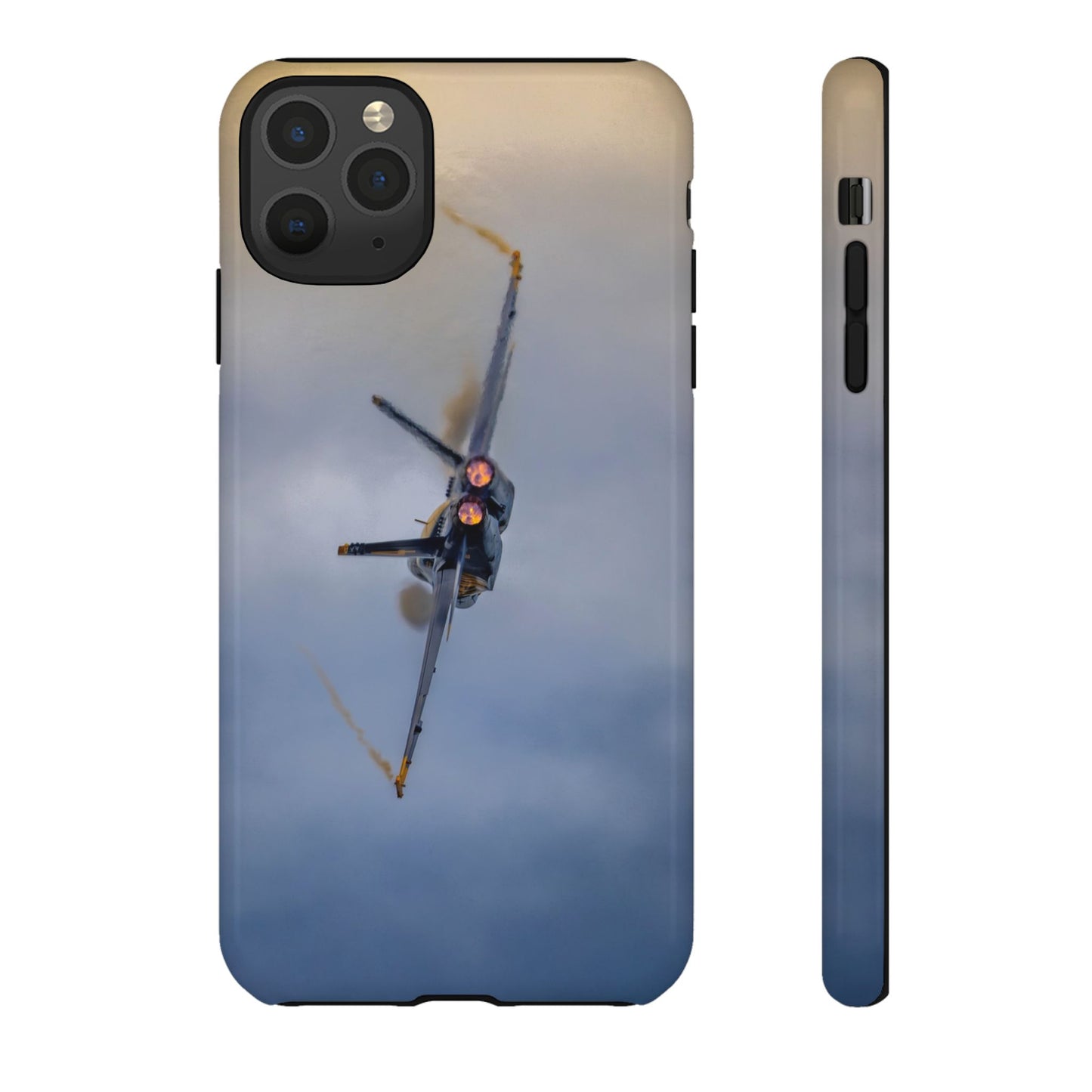 Phone Case - Tough Case with a Blue Angel afterburner design