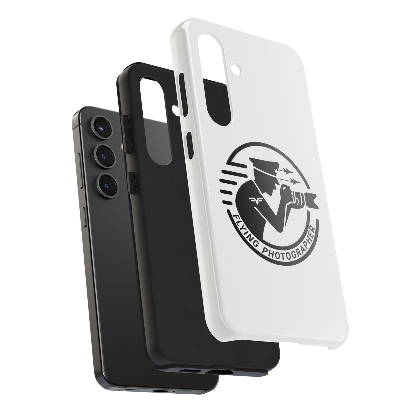 Flying Photographer Phone Cases