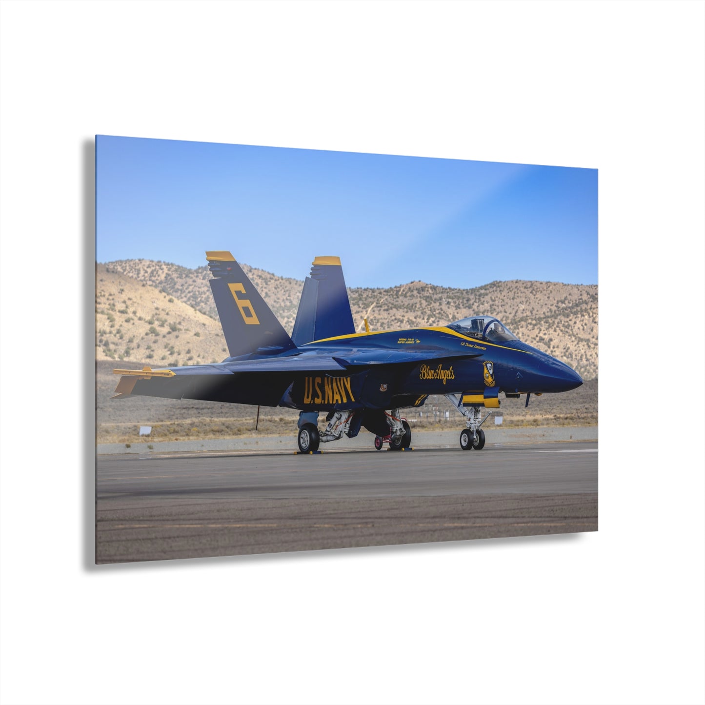 Acrylic Print - Blue Angels F/A-18 Super Hornet