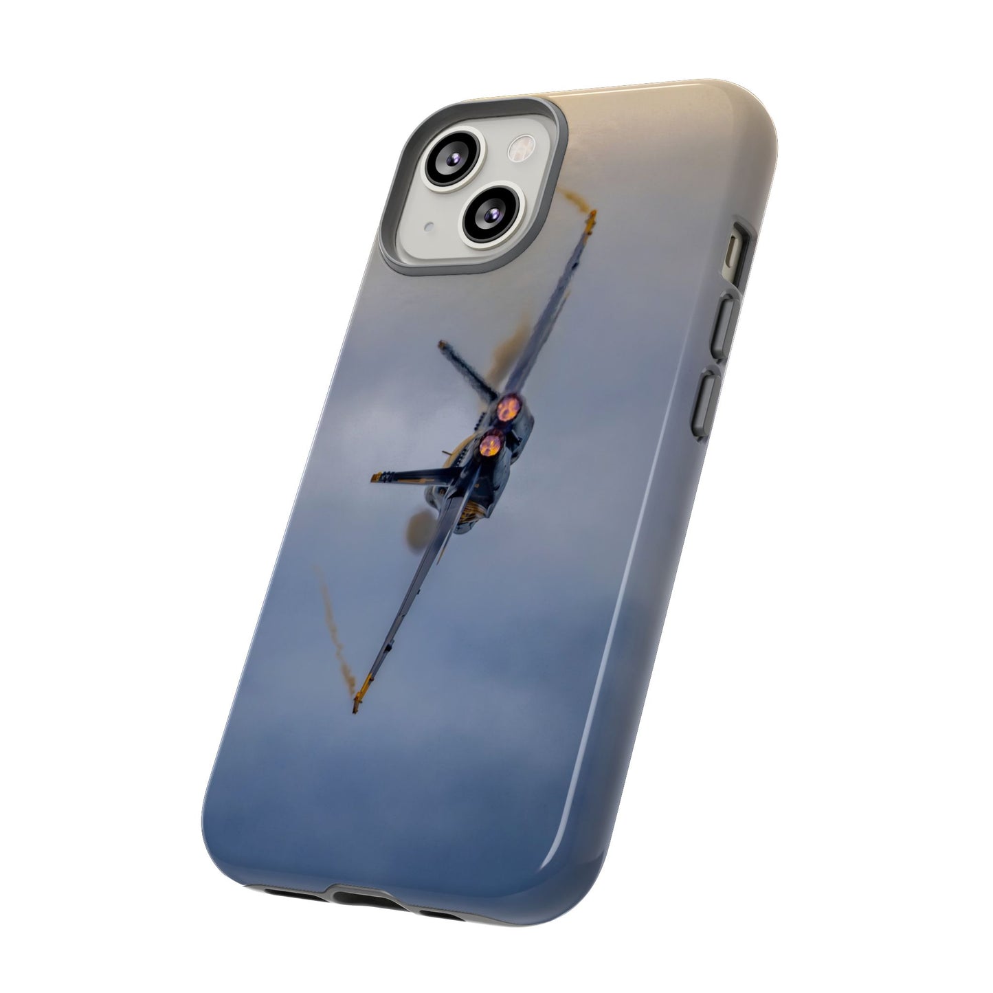 Phone Case - Tough Case with a Blue Angel afterburner design