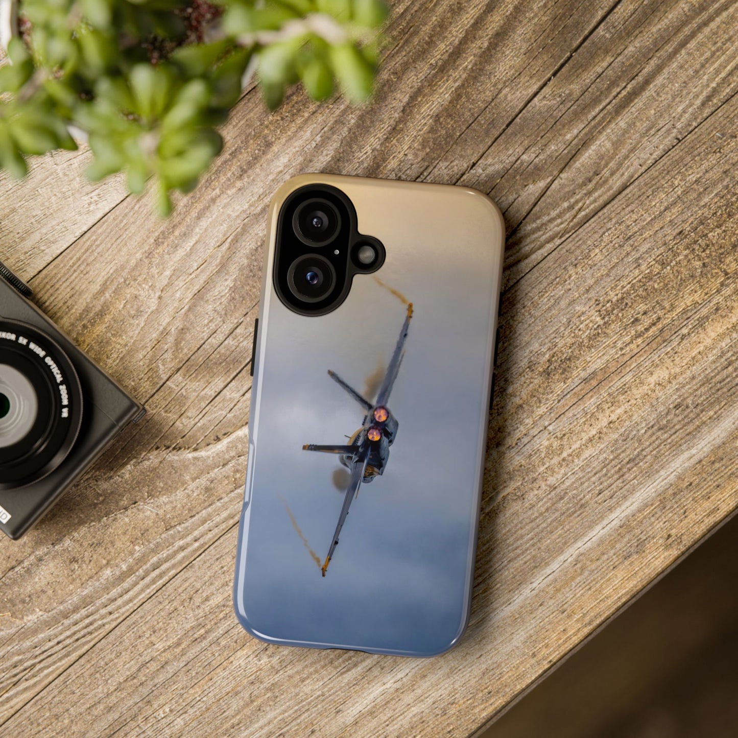 Phone Case - Tough Case with a Blue Angel afterburner design