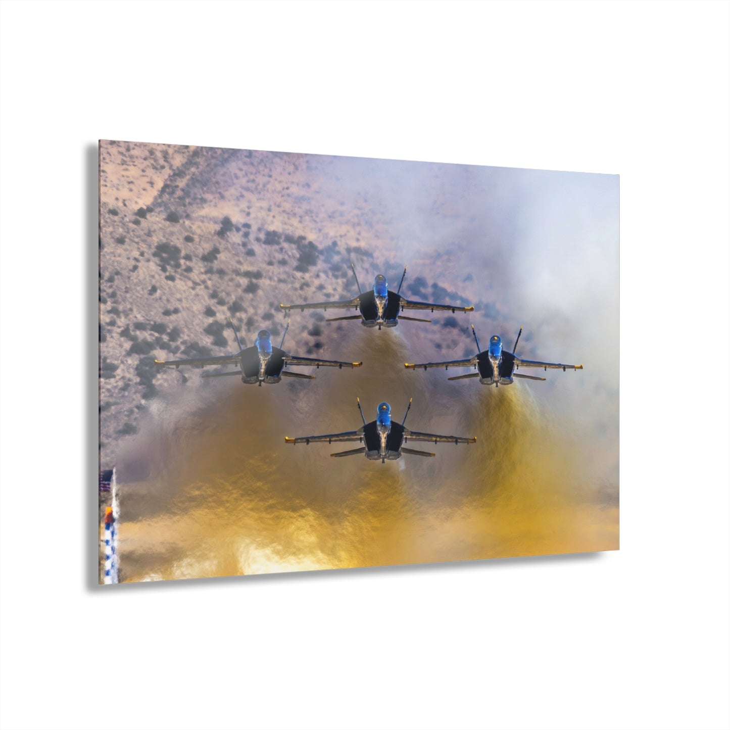 Acrylic Print - Blue Angels Takeoff Head-on