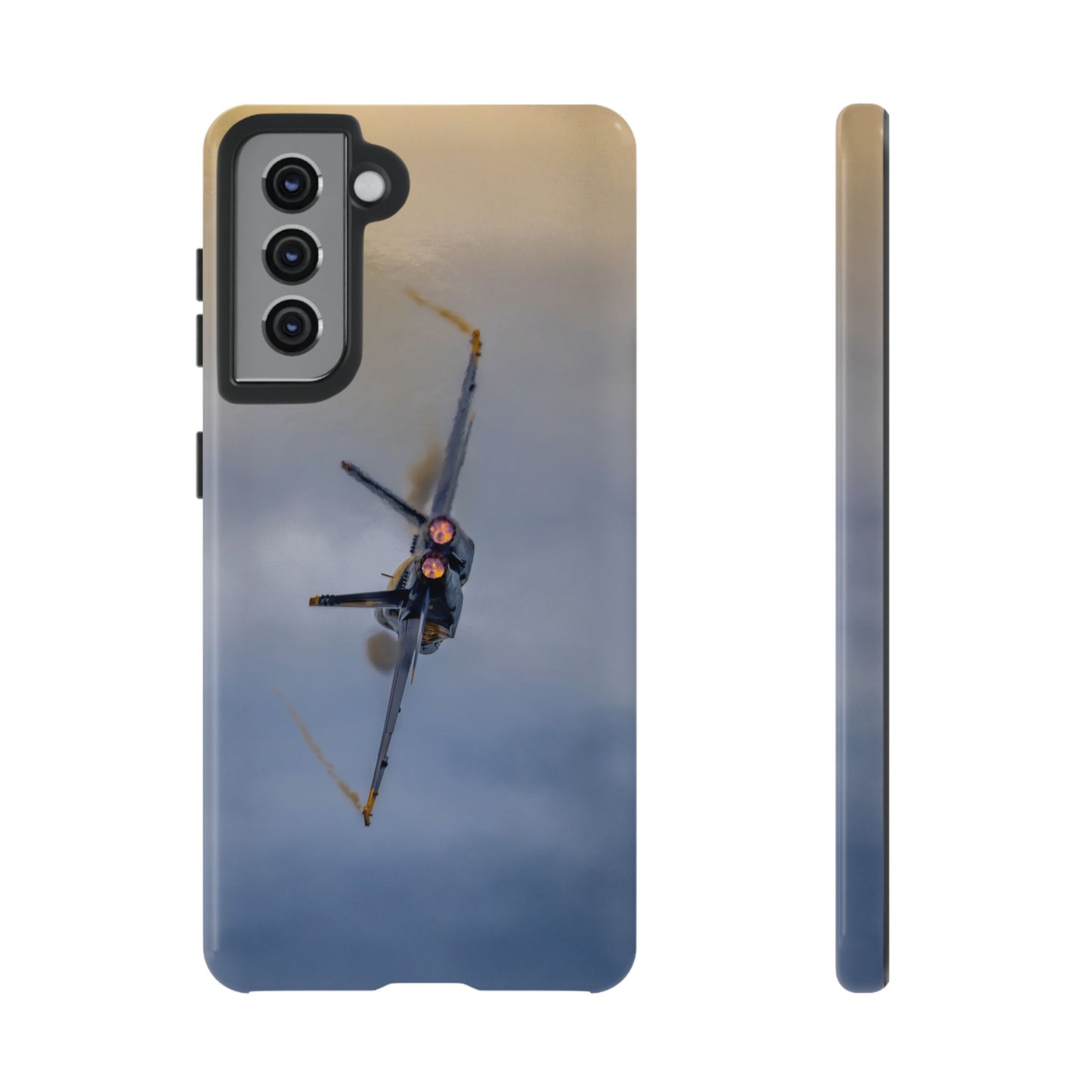 Phone Case - Tough Case with a Blue Angel afterburner design