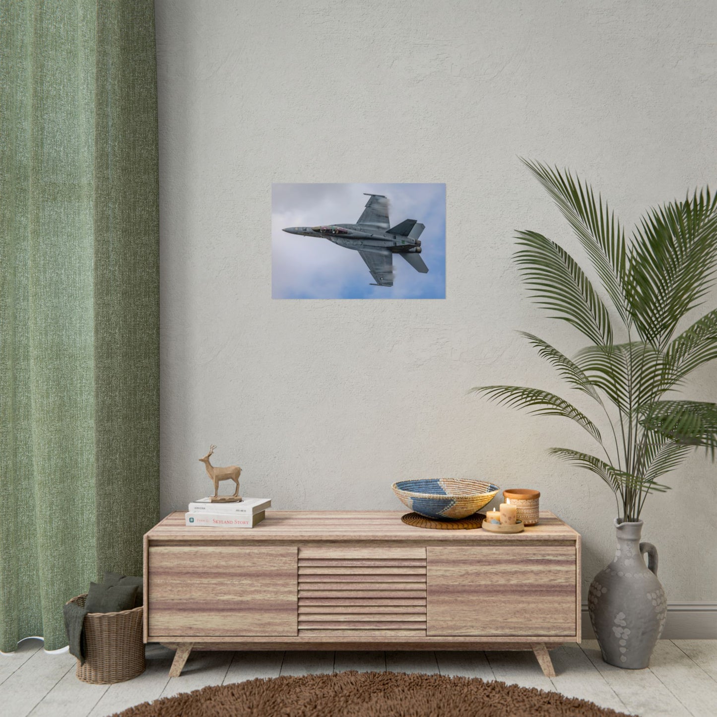 Poster Print - F/A-18F Super Hornet High Speed Pass