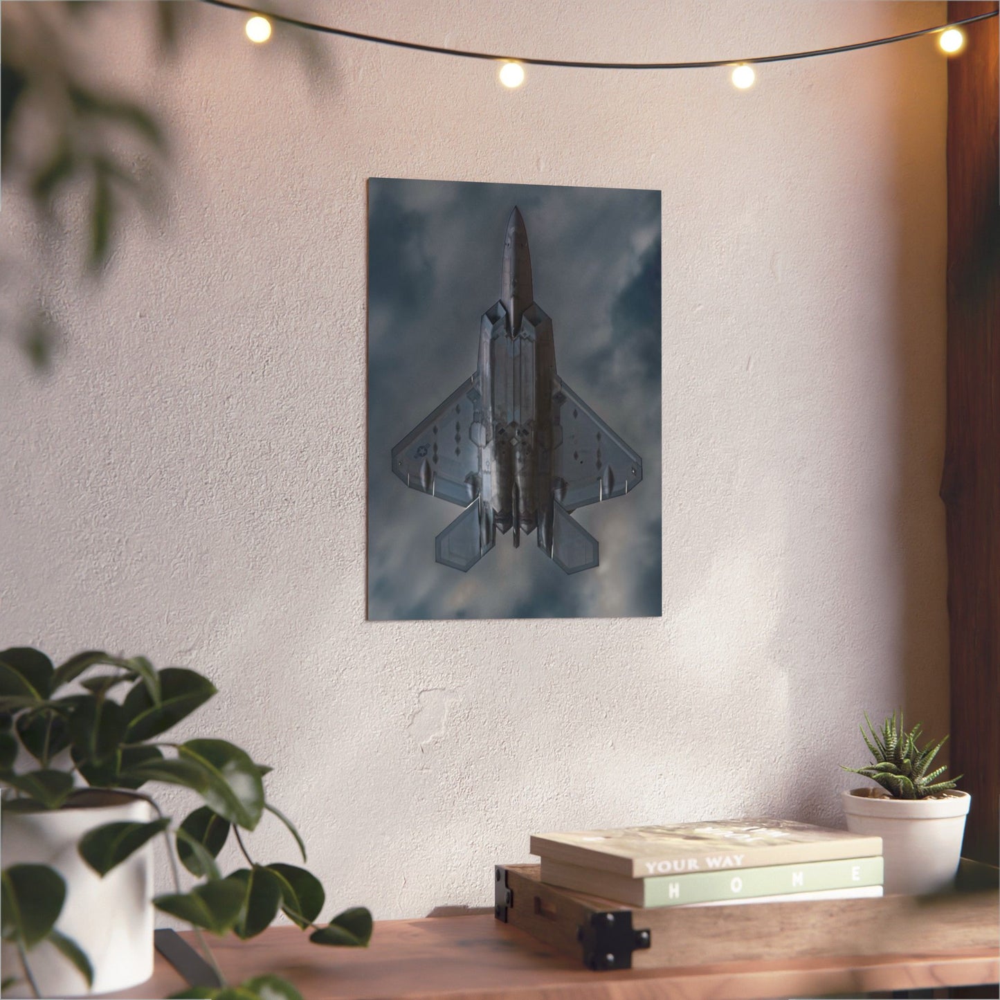 F-22 Raptor Print on Aluminum Composite Panel