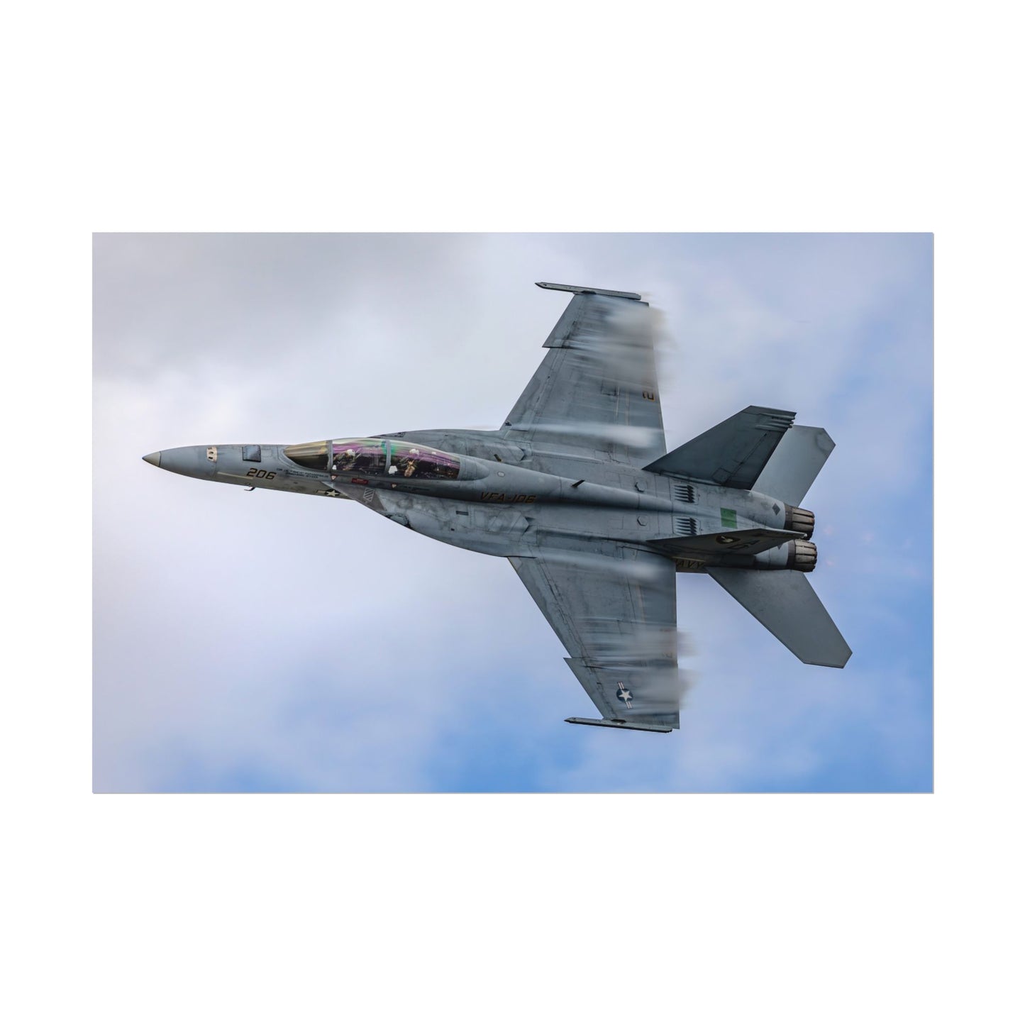 Poster Print - F/A-18F Super Hornet High Speed Pass