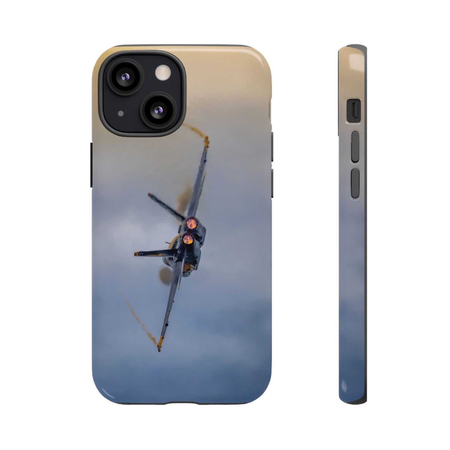 Phone Case - Tough Case with a Blue Angel afterburner design