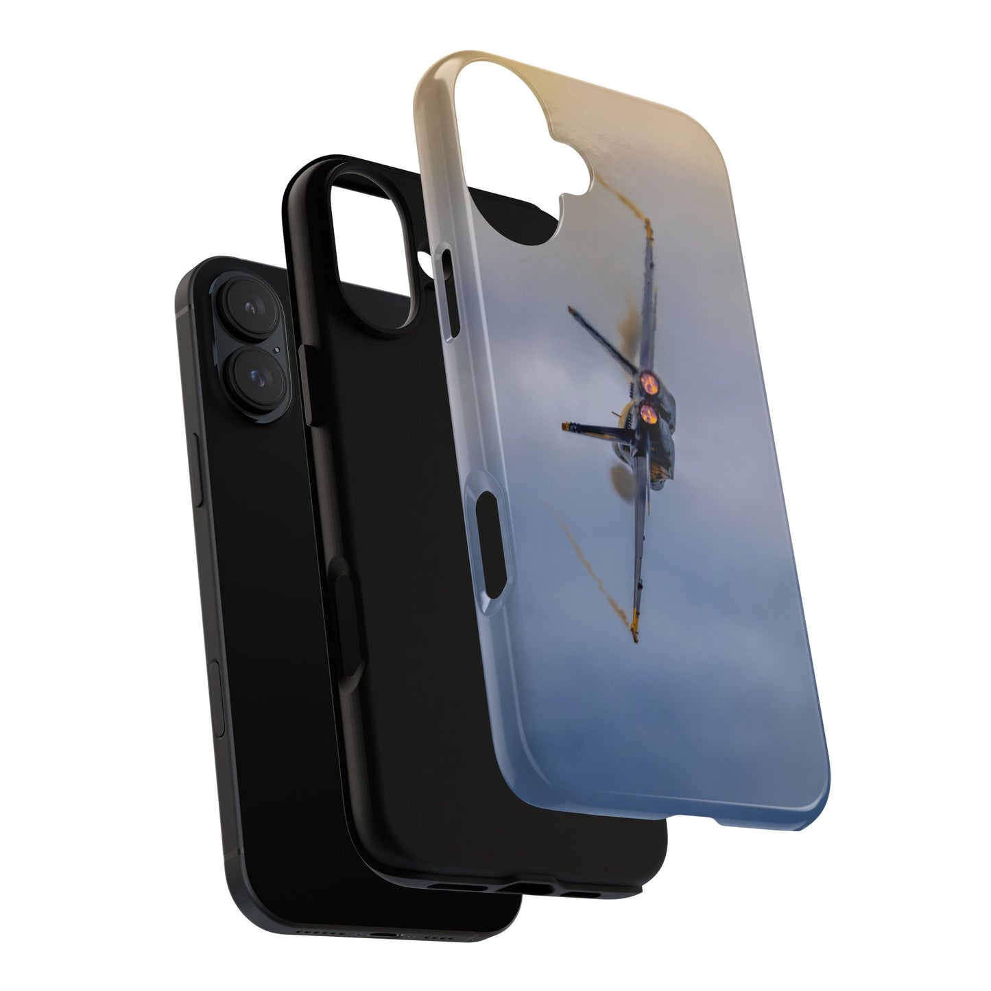 Phone Case - Tough Case with a Blue Angel afterburner design