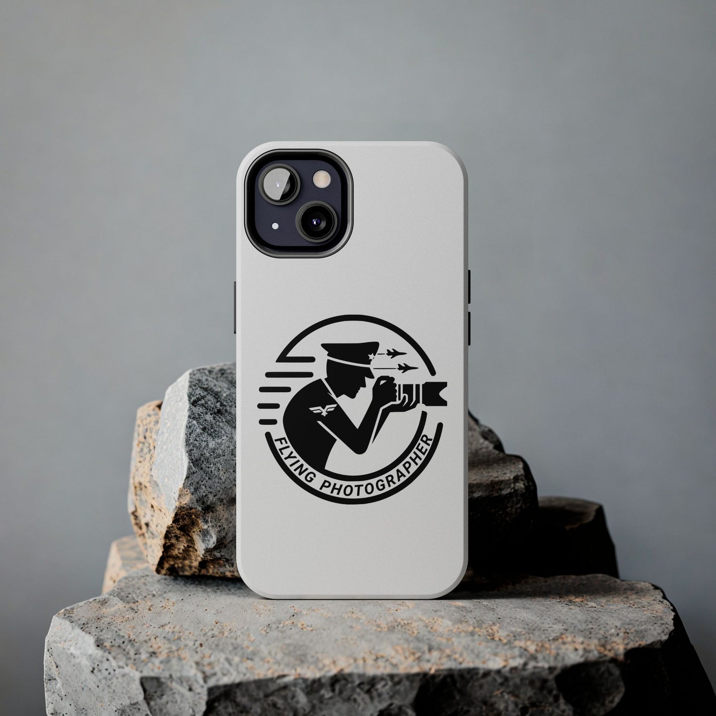 Flying Photographer Phone Cases