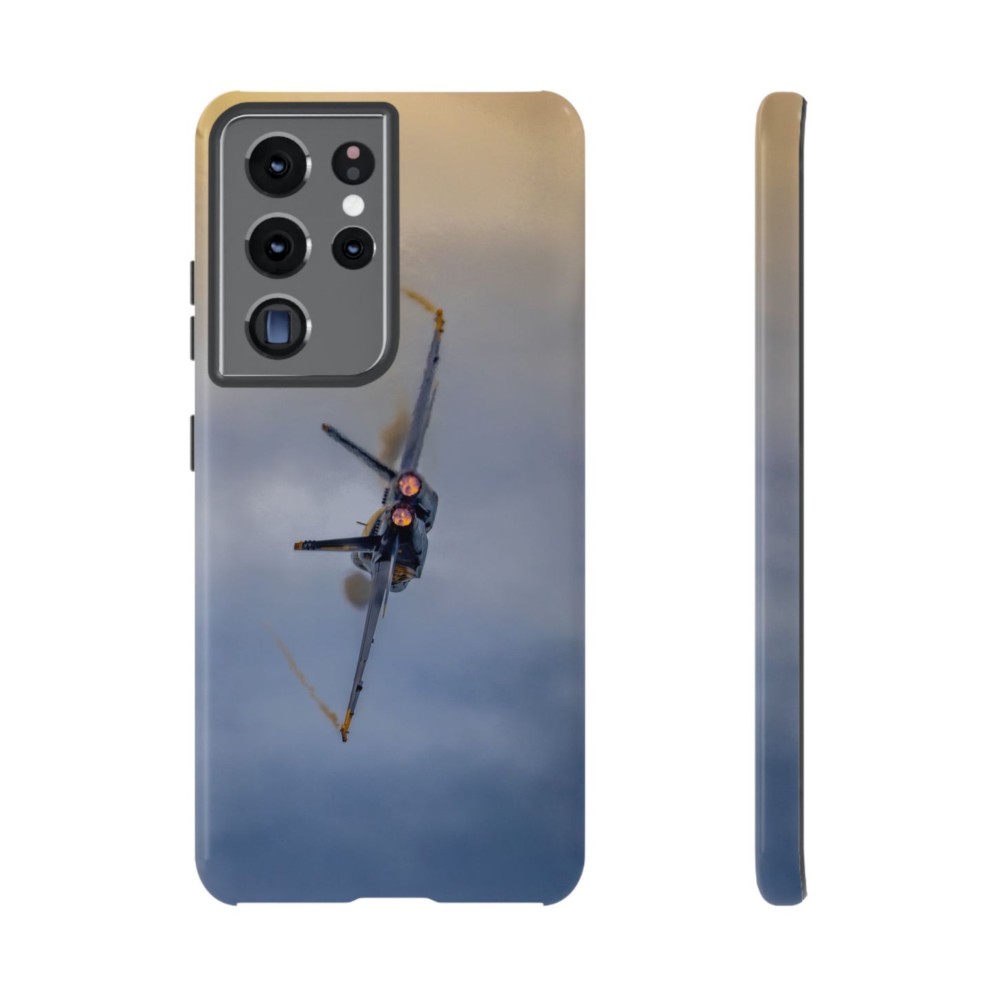 Phone Case - Tough Case with a Blue Angel afterburner design