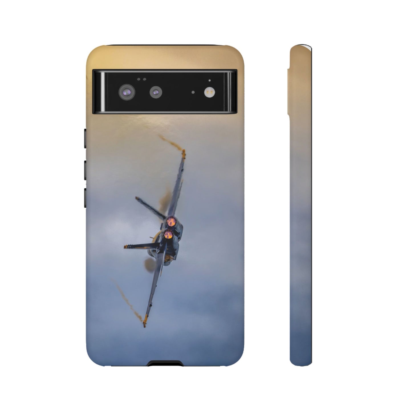 Phone Case - Tough Case with a Blue Angel afterburner design