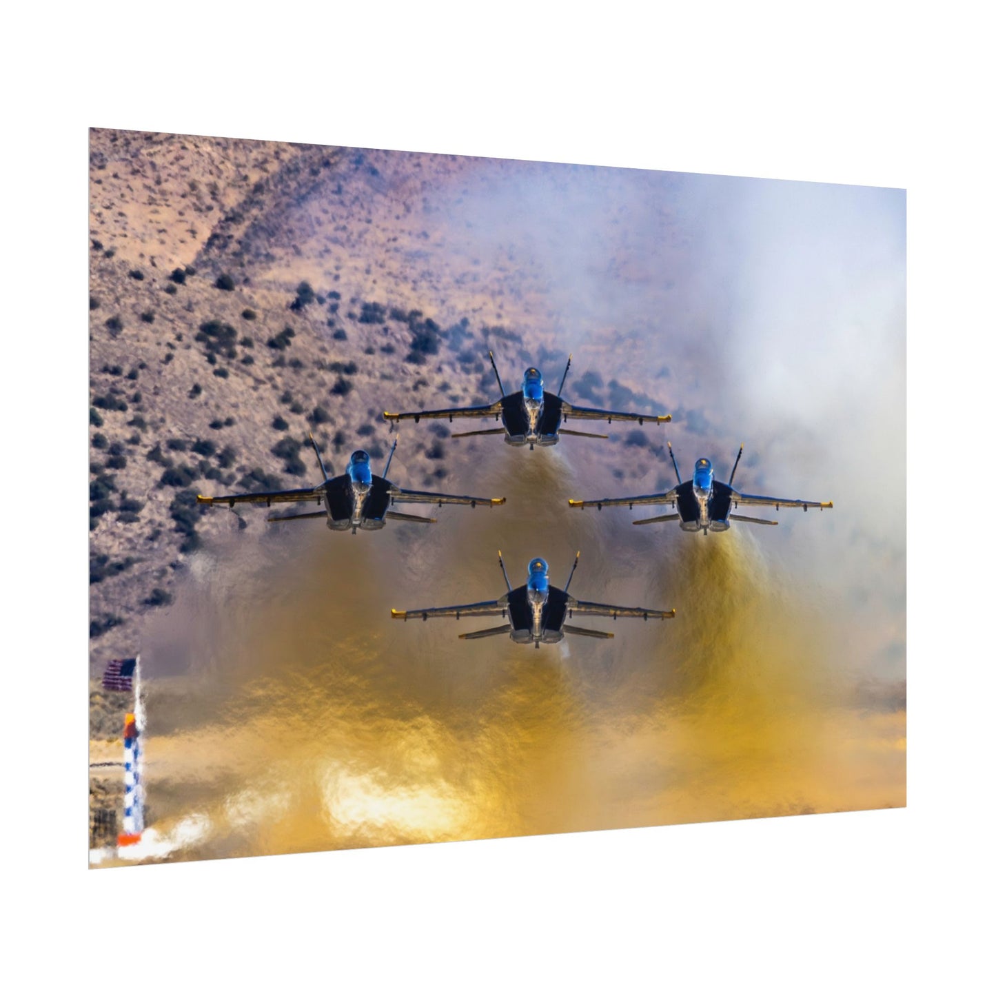 Poster Print - Blue Angels Takeoff Head-on