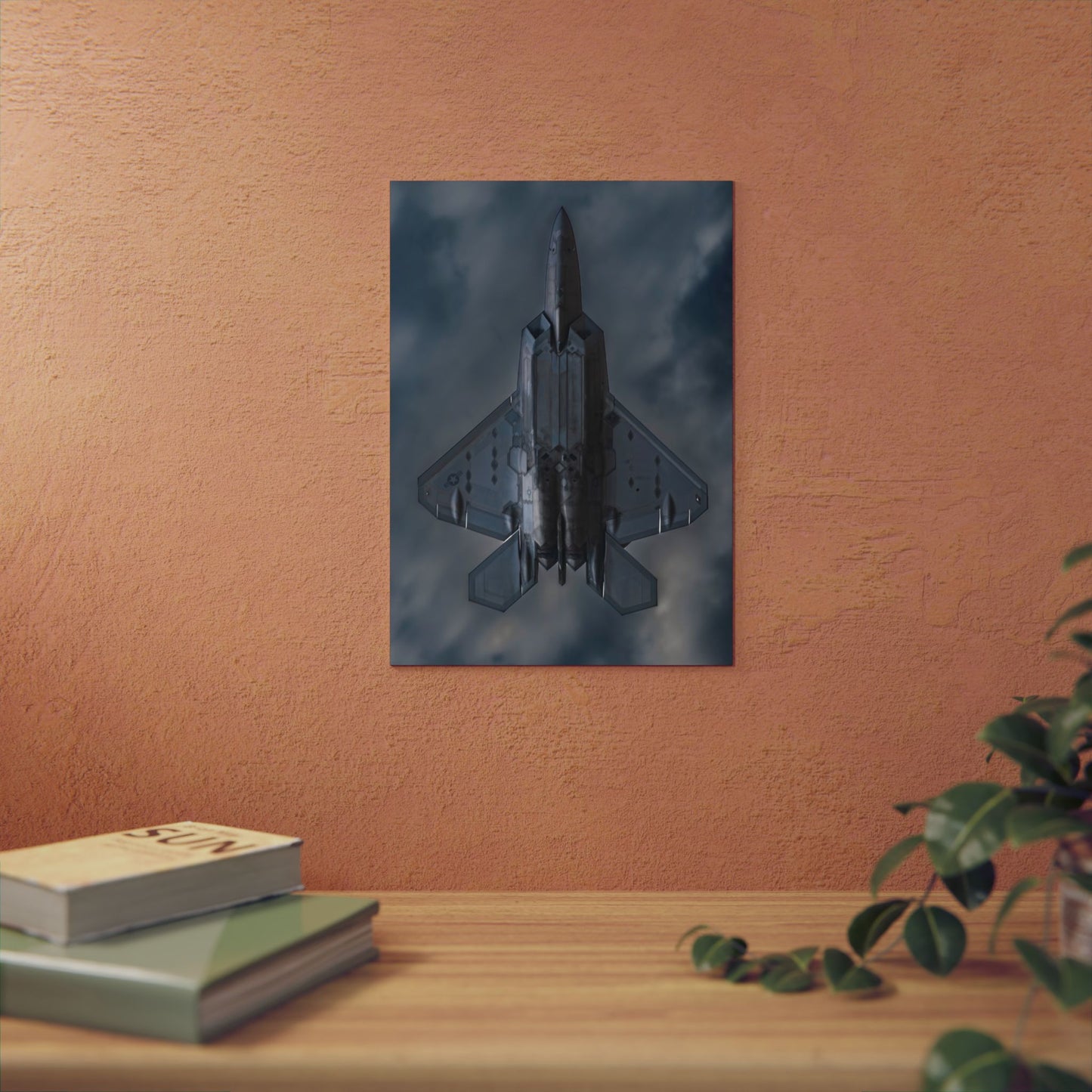 F-22 Raptor Print on Aluminum Composite Panel