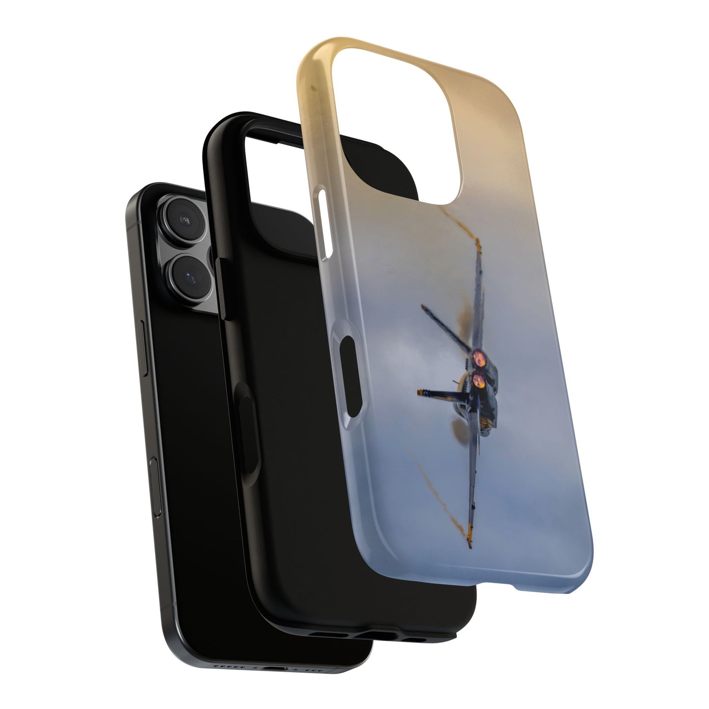 Phone Case - Tough Case with a Blue Angel afterburner design