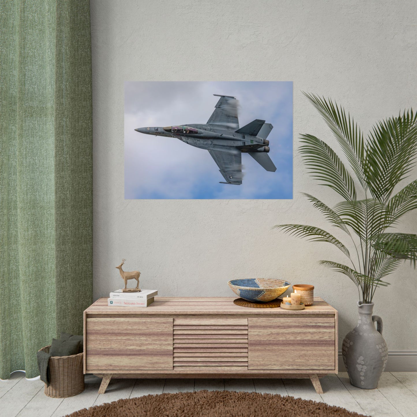 Poster Print - F/A-18F Super Hornet High Speed Pass