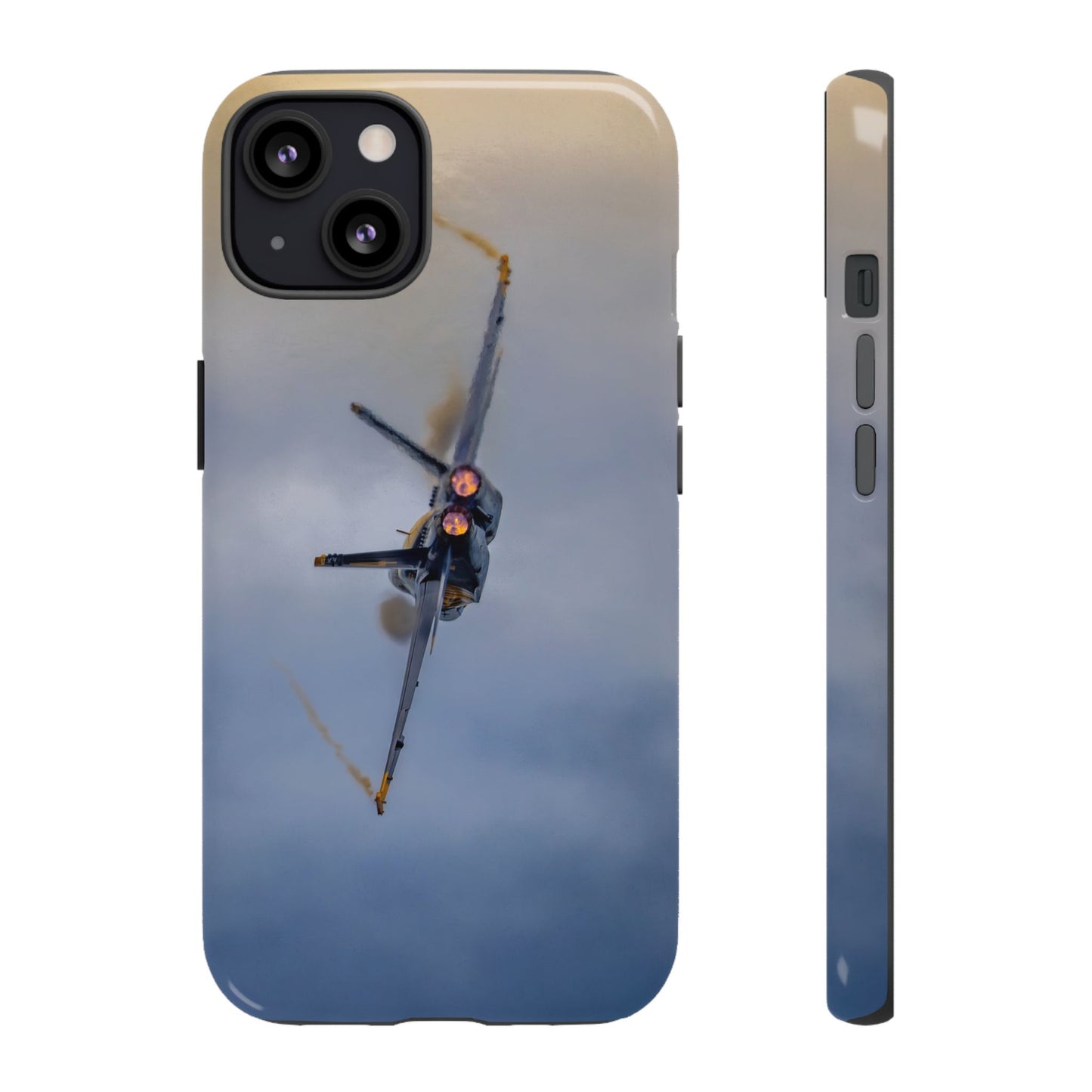 Phone Case - Tough Case with a Blue Angel afterburner design