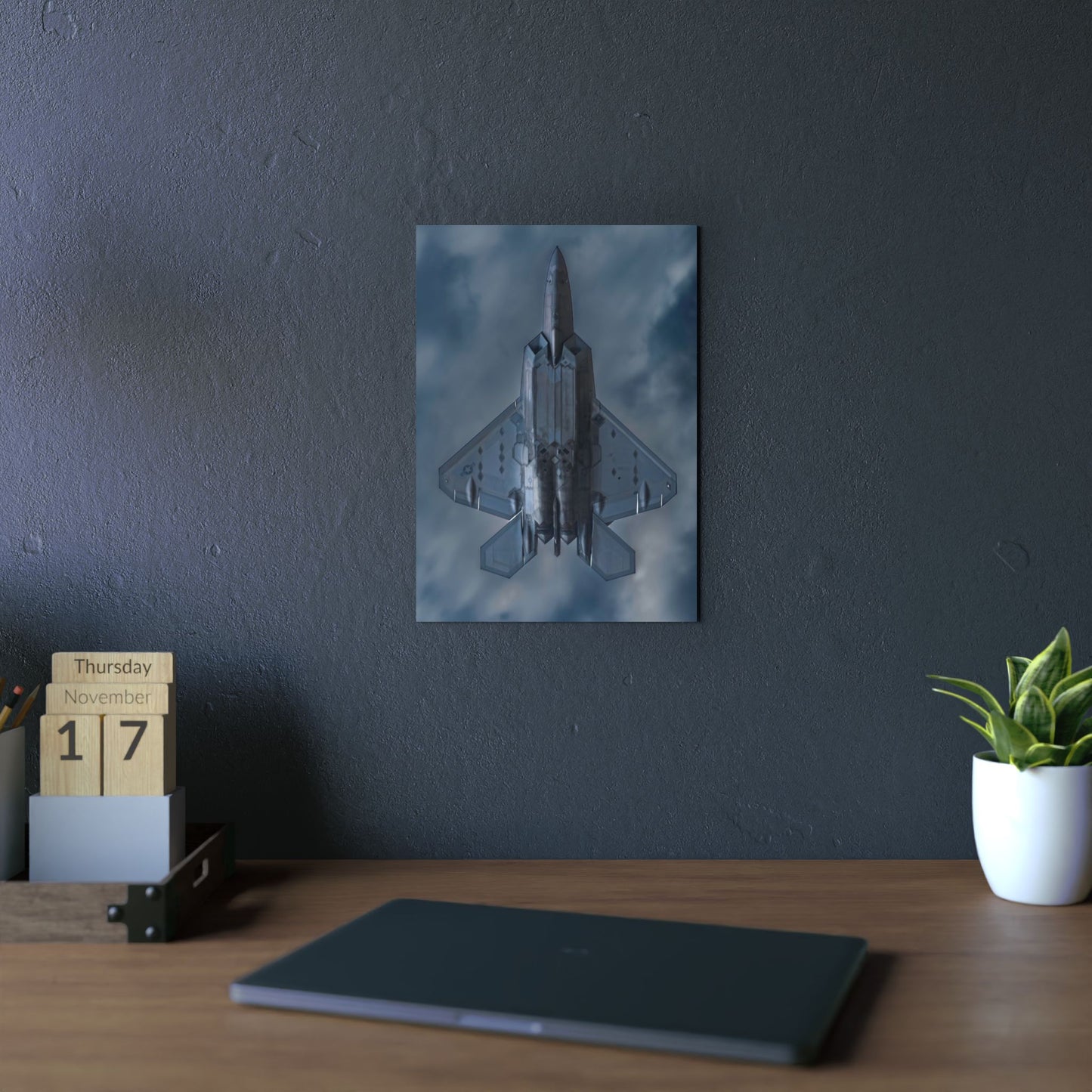 F-22 Raptor Print on Aluminum Composite Panel