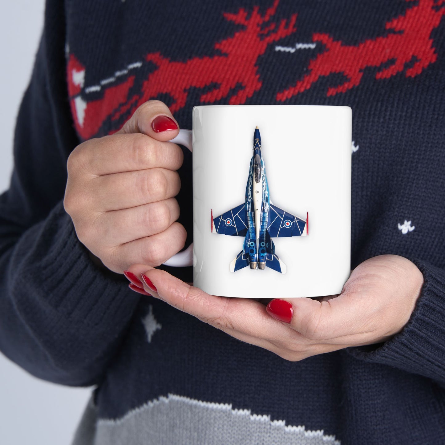 CF-18 Ceramic Mug, (11oz)