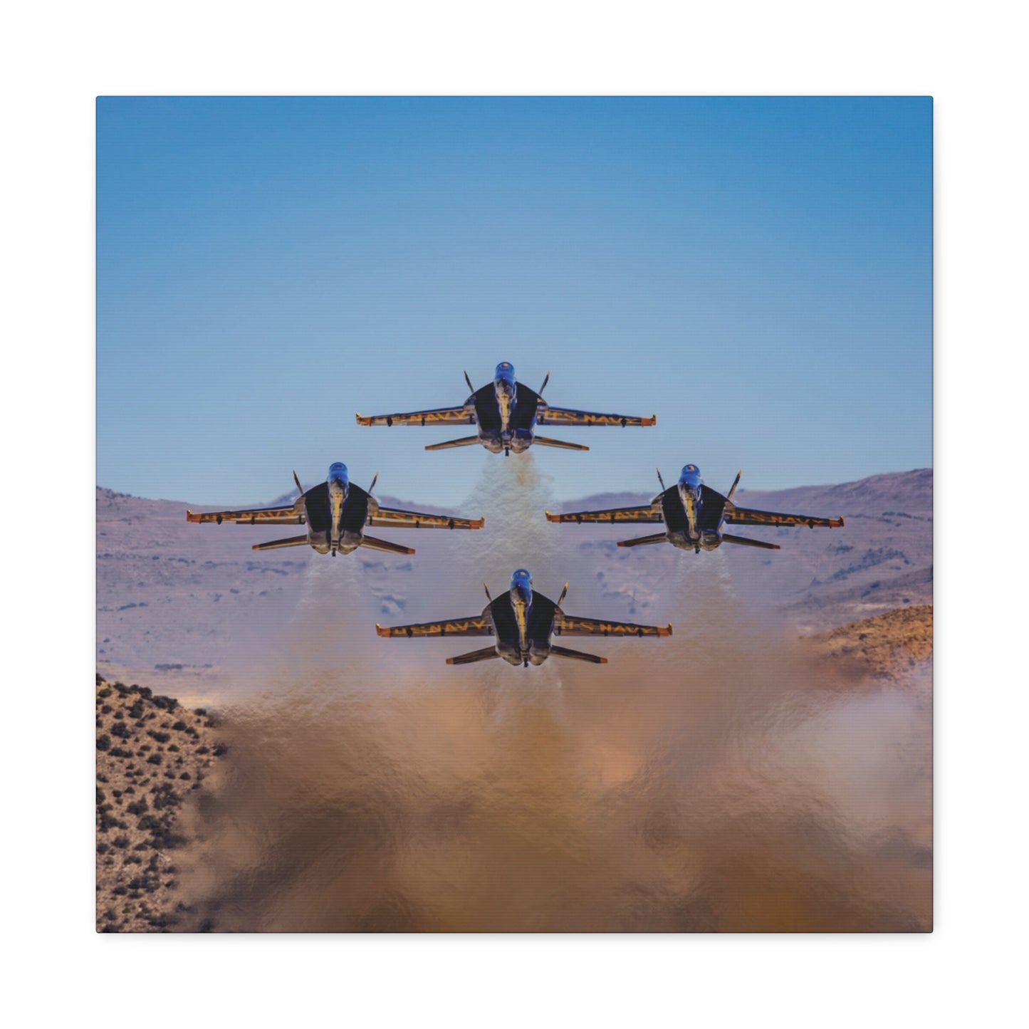 Canvas Gallery Wraps - Desert Blue Angels